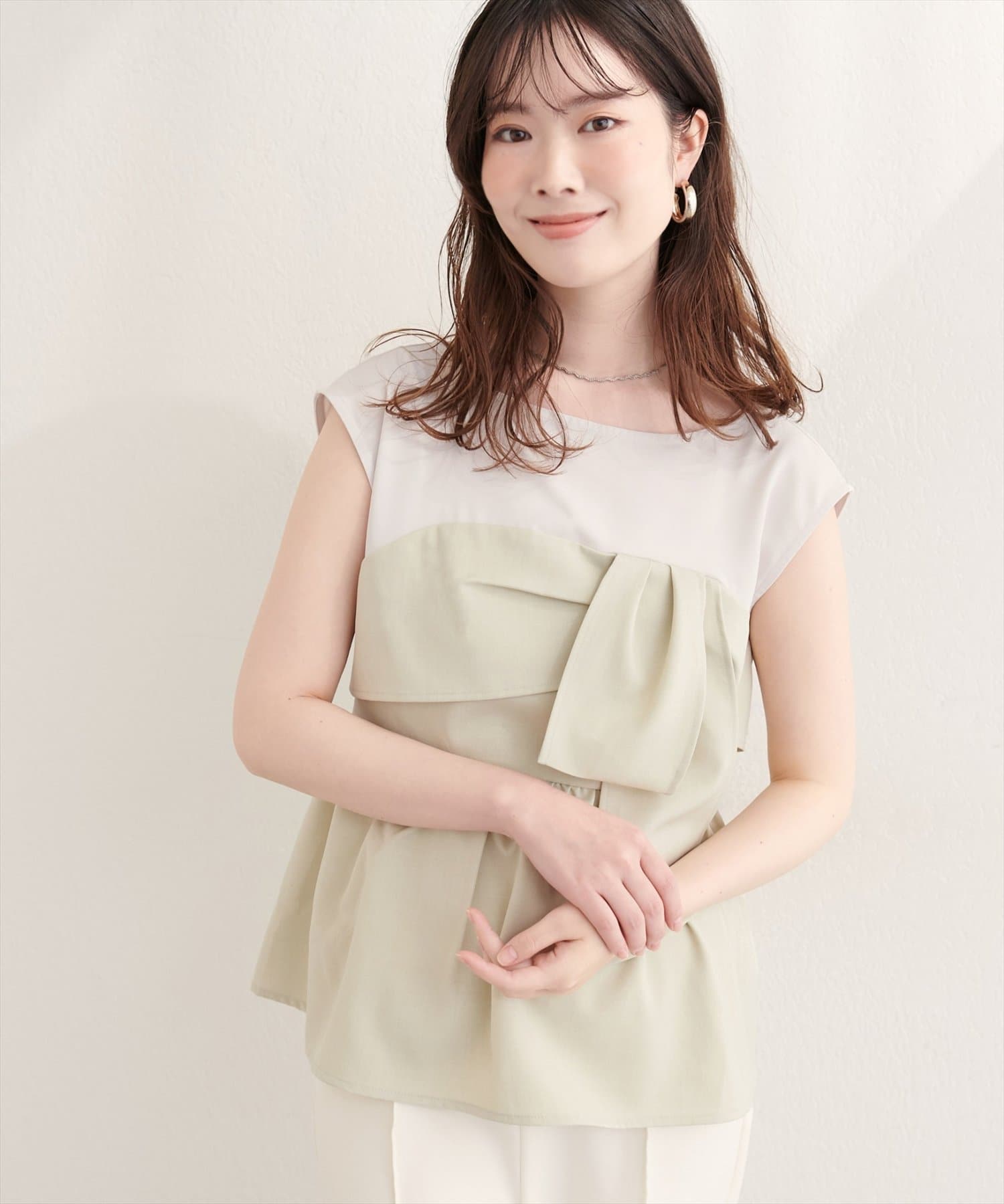 natural couture(ナチュラルクチュール) ビスチェドッキングトップス