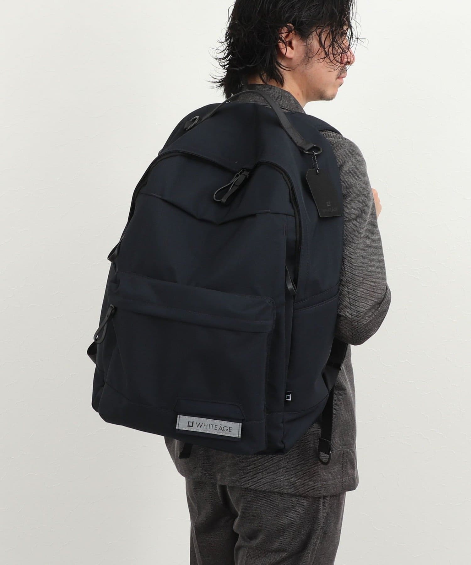 NOLLEY'S(ノーリーズ) 【WHITEAGE/ホワイタージュ】MOD.NAVY Daypack XL