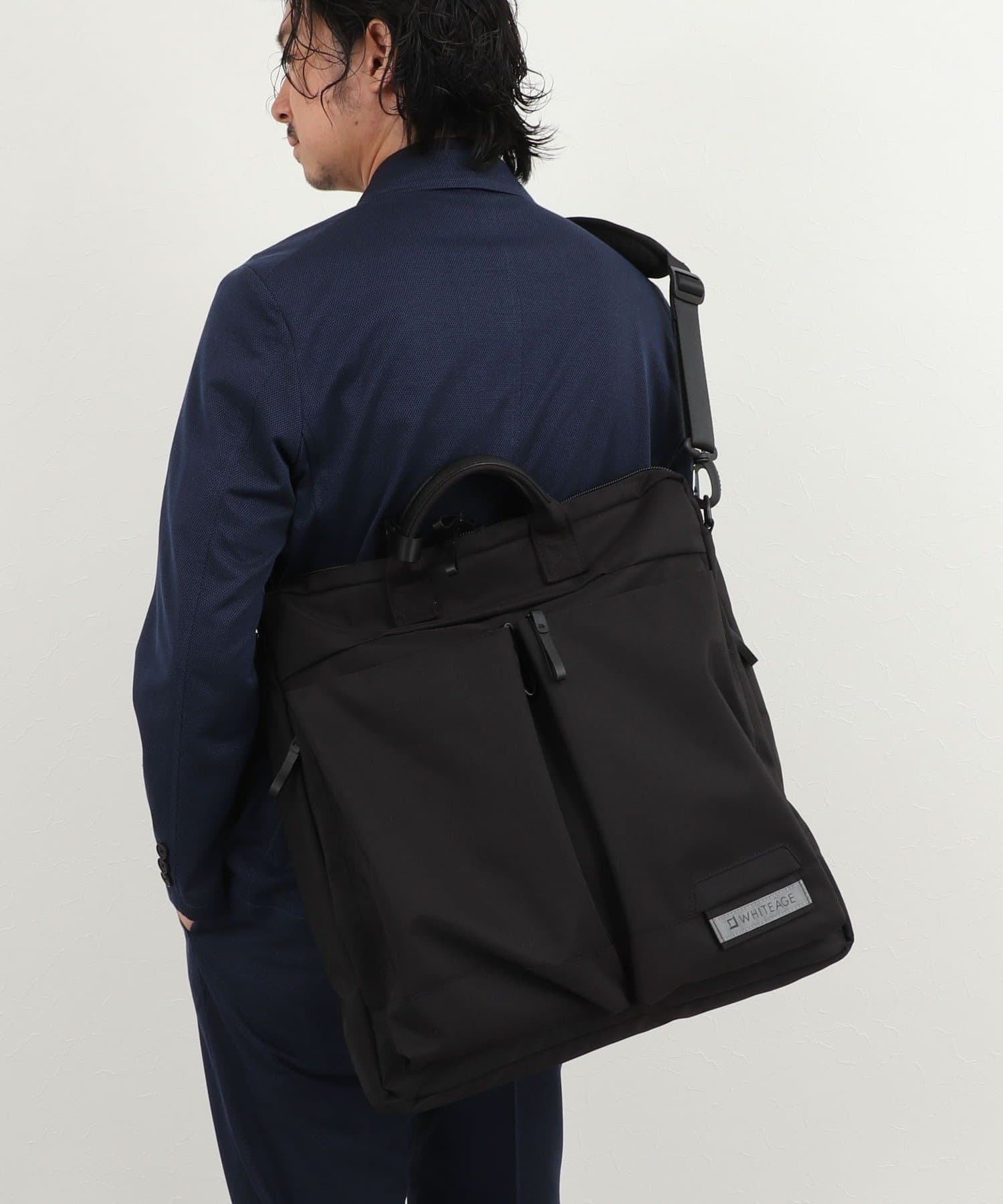 NOLLEY'S(ノーリーズ) 【WHITEAGE/ホワイタージュ】MOD.NAVY Helmet Bag L