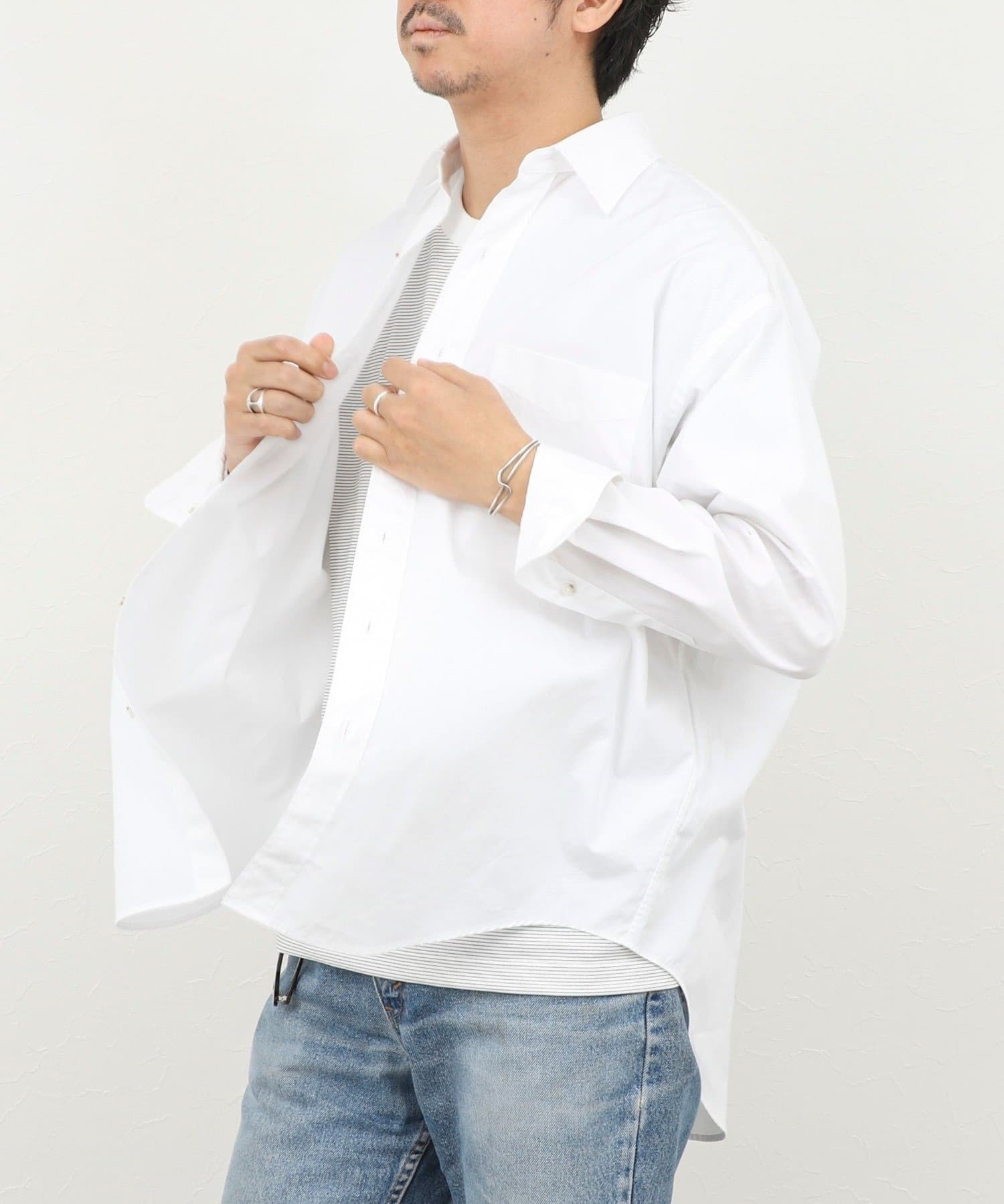 【未使用】定価33,000円　アパルトモン　THOMAS MASON　BDシャツ HAND ROOM / B.D. Shirt - Fuzz 東京 新宿 オンライン通販