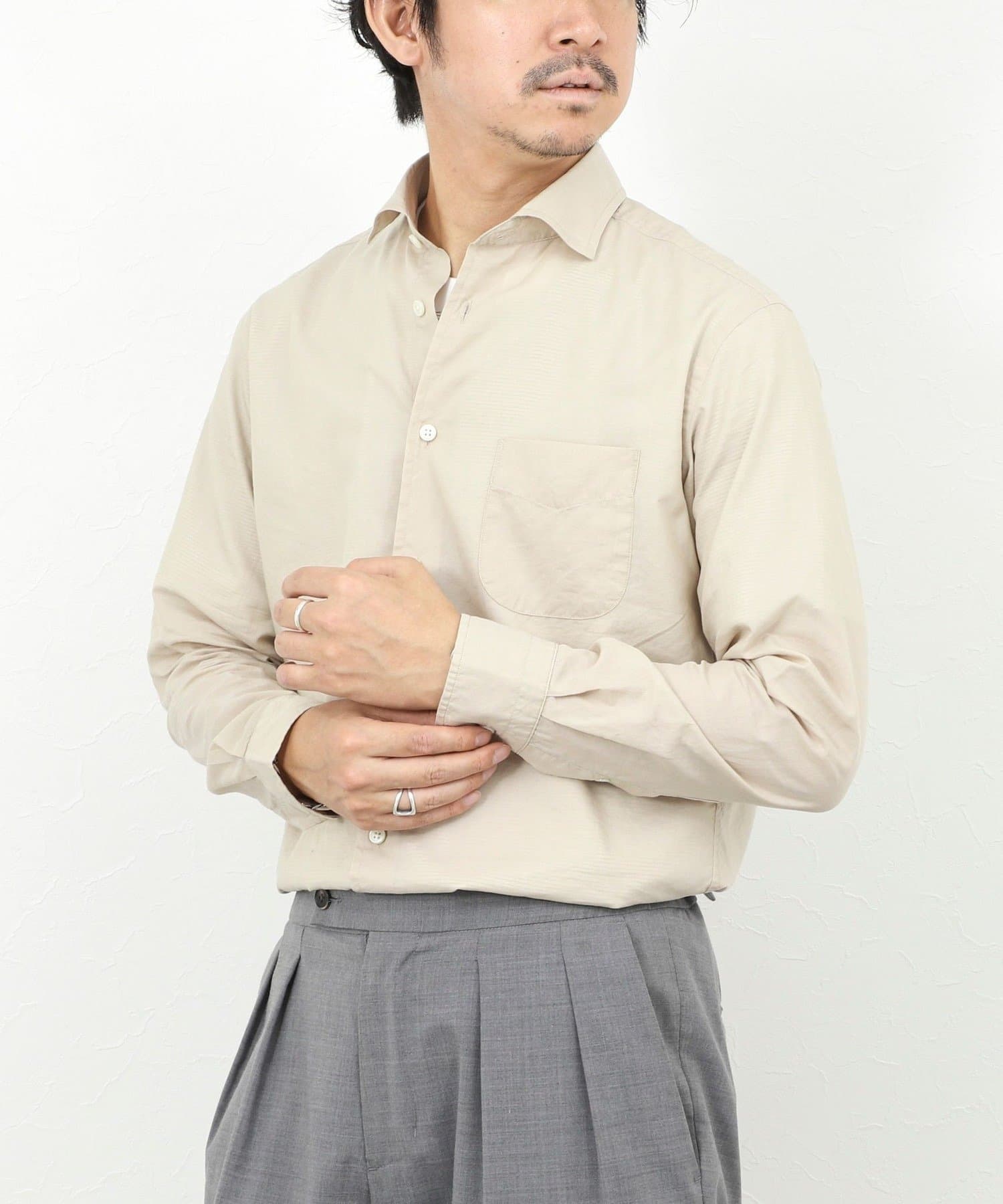 NOLLEY'S(ノーリーズ) 《ビジカジ対応》カッタウェイシャツ 26SS