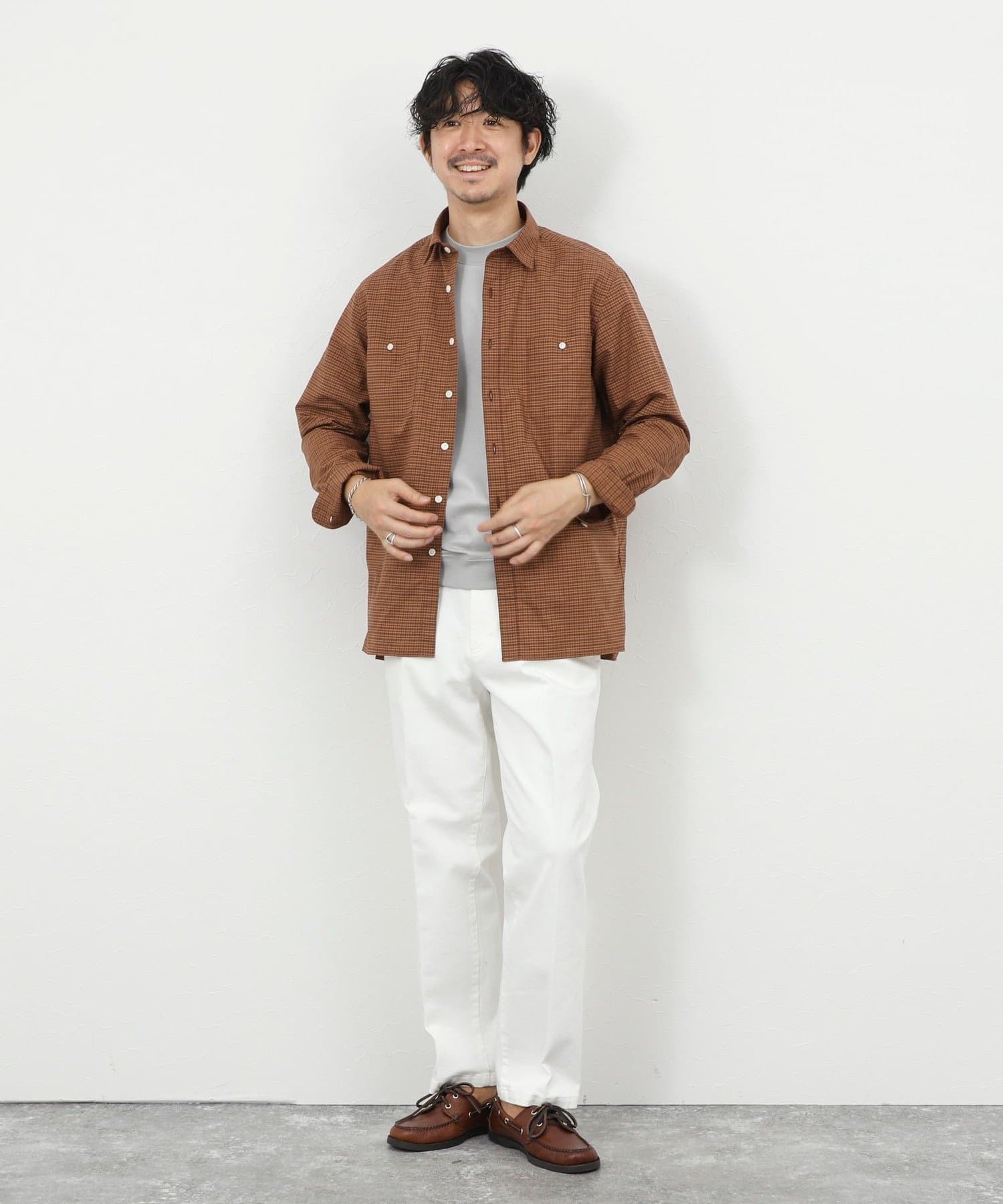 NOLLEY'S(ノーリーズ) ダブルポケットオーバーシャツ 26SS