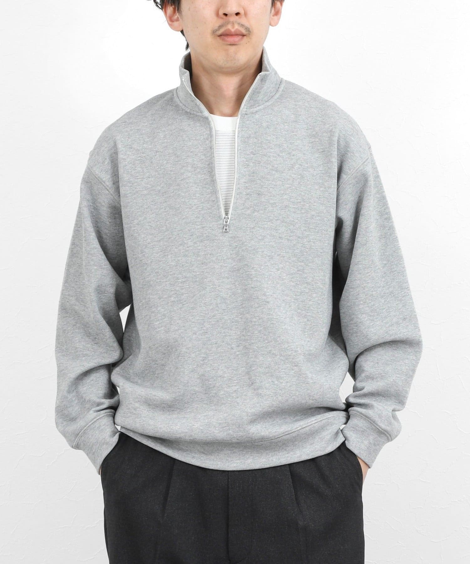 リブダンボール スタンドハーフZip 26SS | NOLLEY'S(ノーリーズ)メンズ