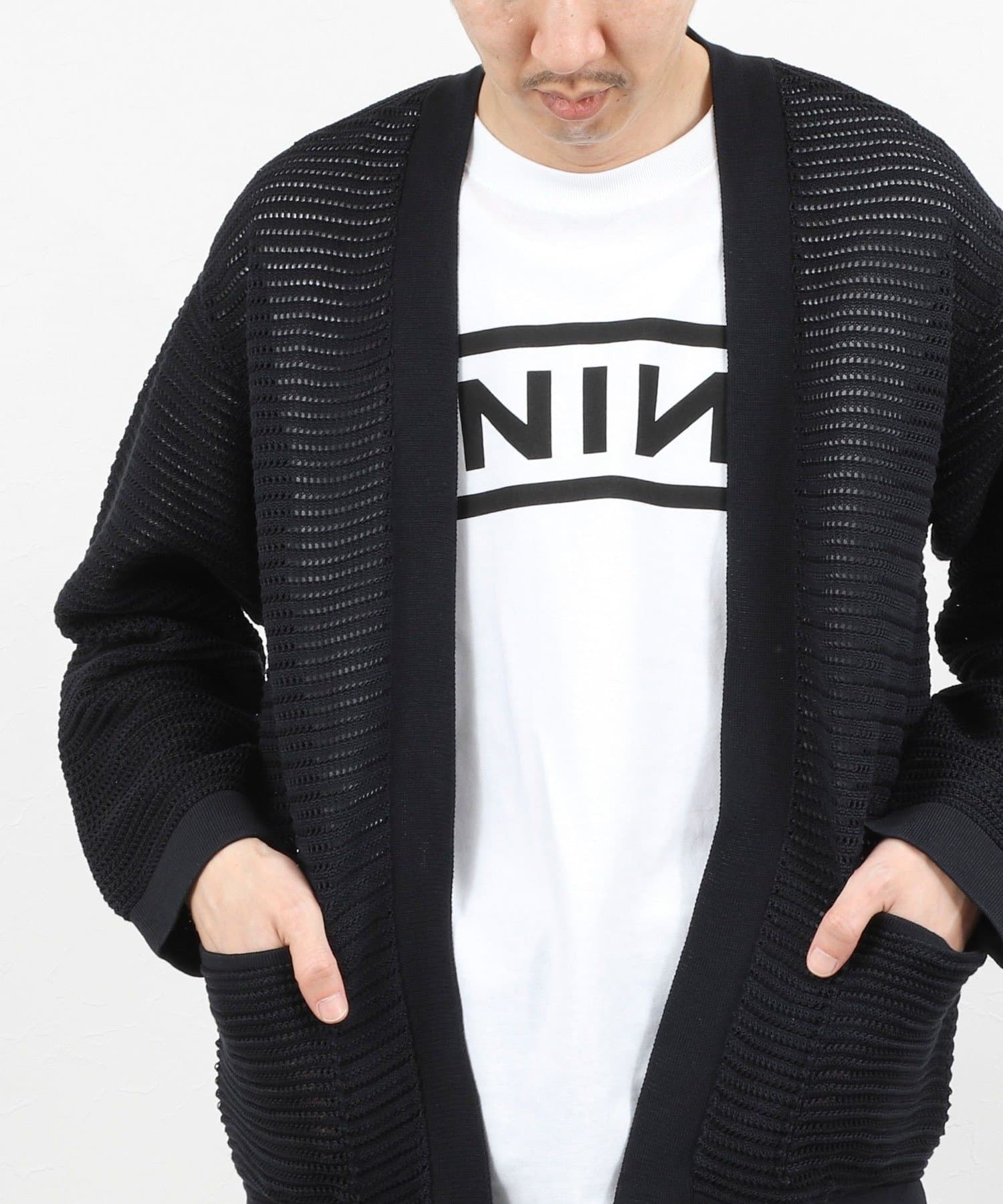 NOLLEY'S(ノーリーズ) 【BATONER/バトナー】SUMMER KNIT BUTTONLESS C/D 26SS / サマーニットボタンレスカーディガン