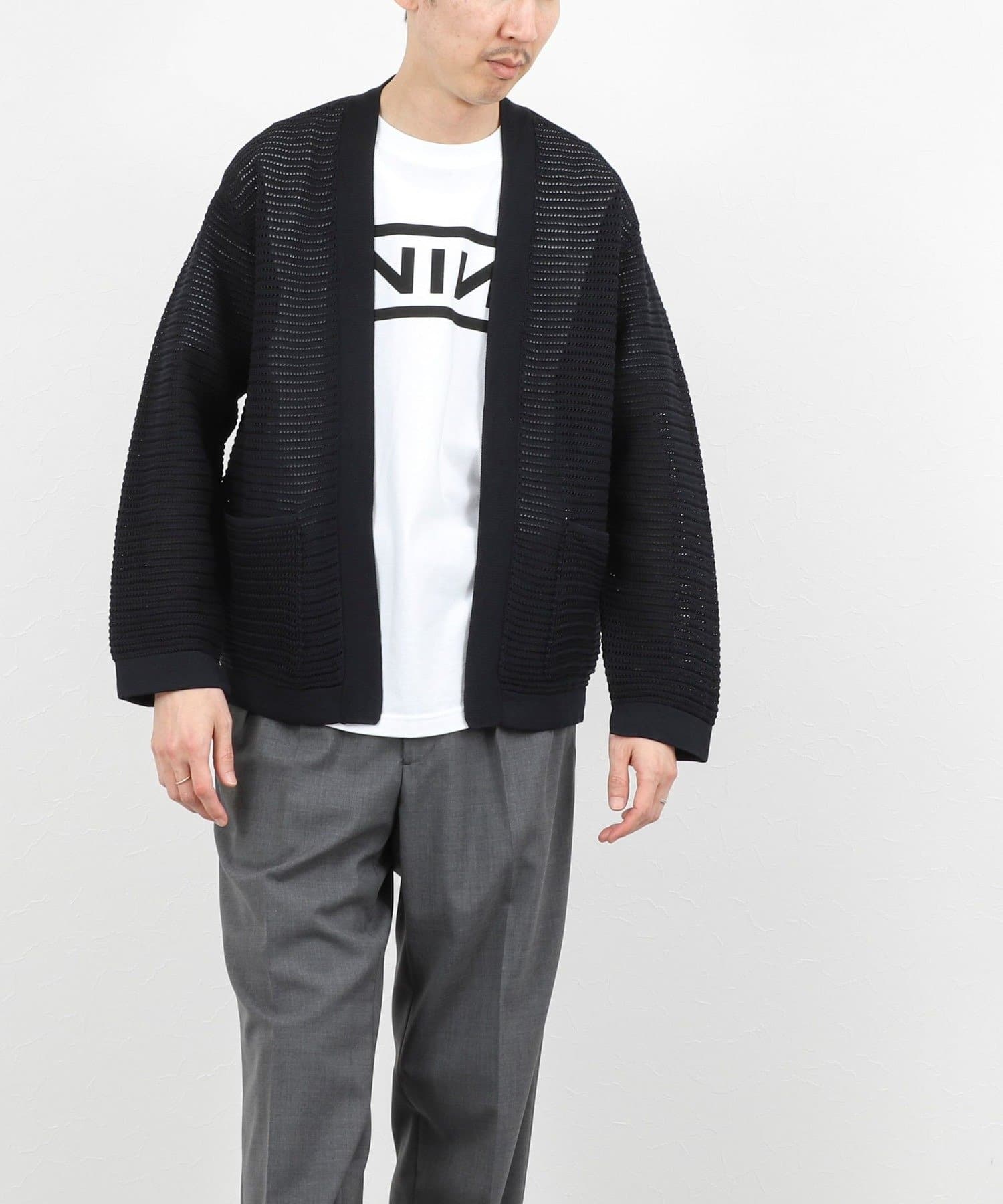 BATONER/バトナー】SUMMER KNIT BUTTONLESS C/D 26SS / サマーニット