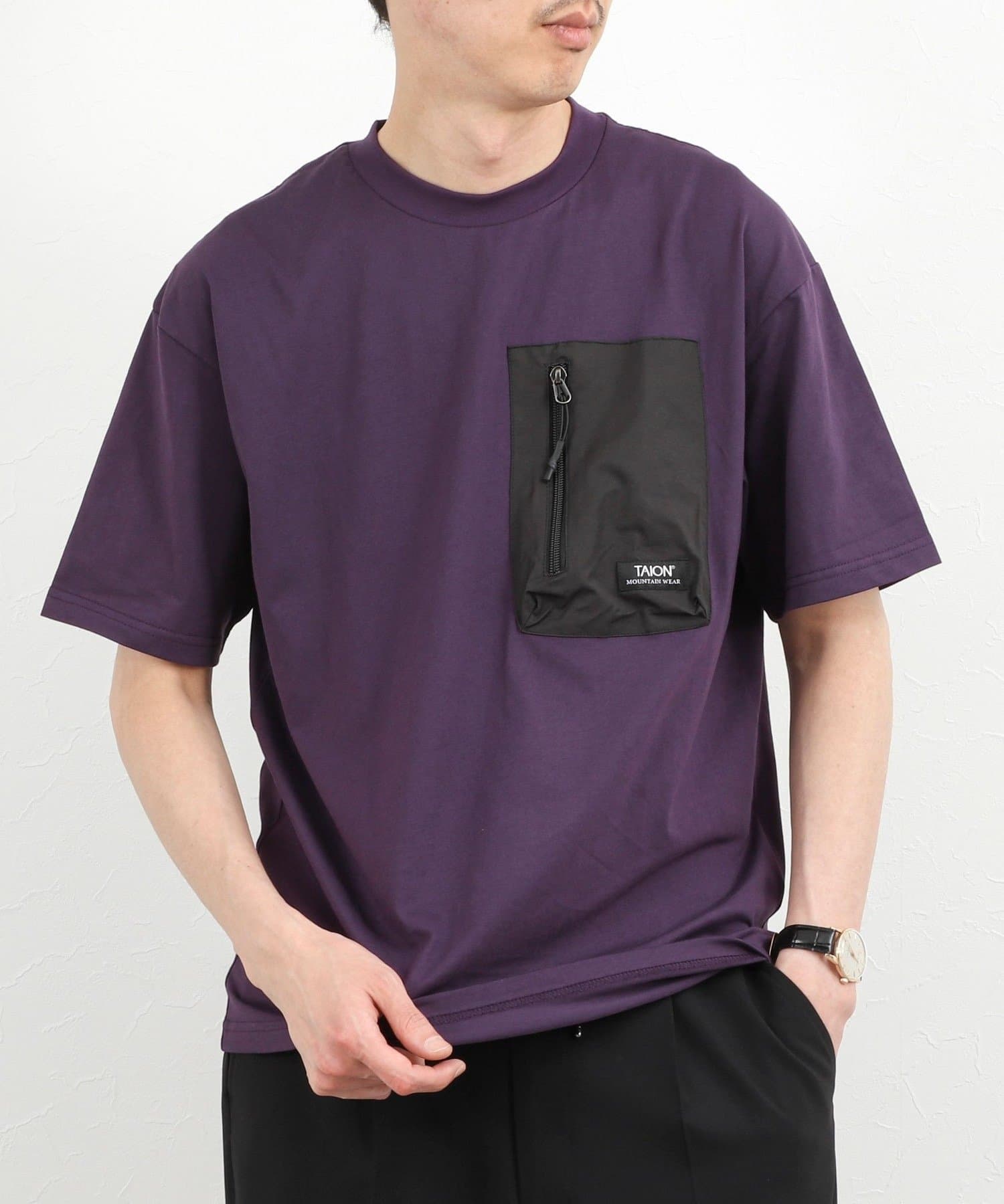NOLLEY'S(ノーリーズ) 【TAION/タイオン】MOUNTAIN POCKET T-SHIRT