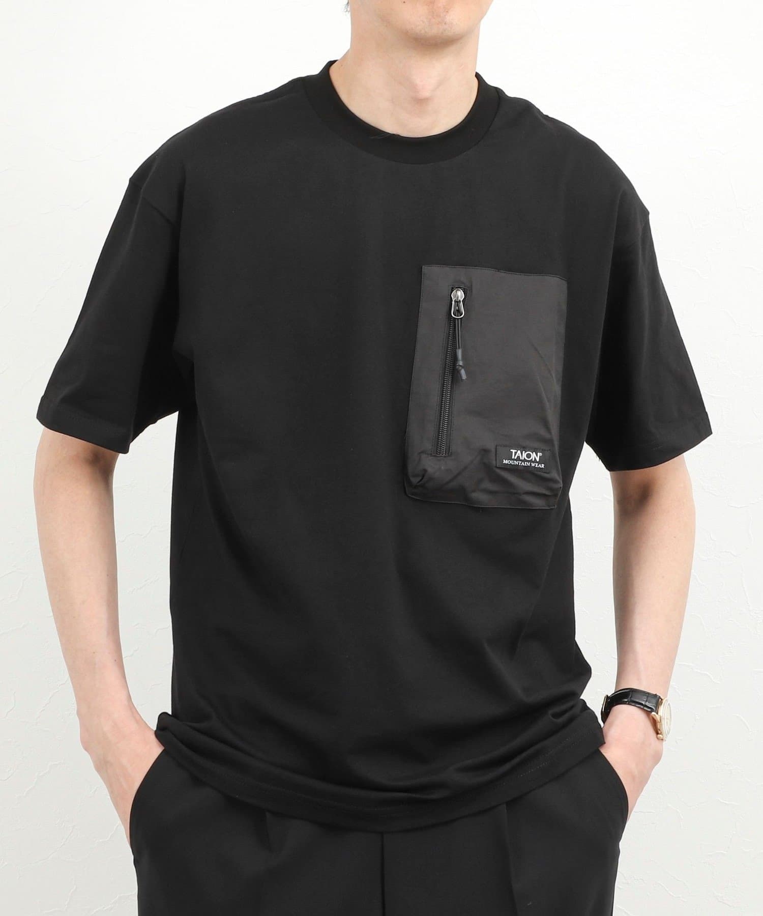 NOLLEY'S(ノーリーズ) 【TAION/タイオン】MOUNTAIN POCKET T-SHIRT