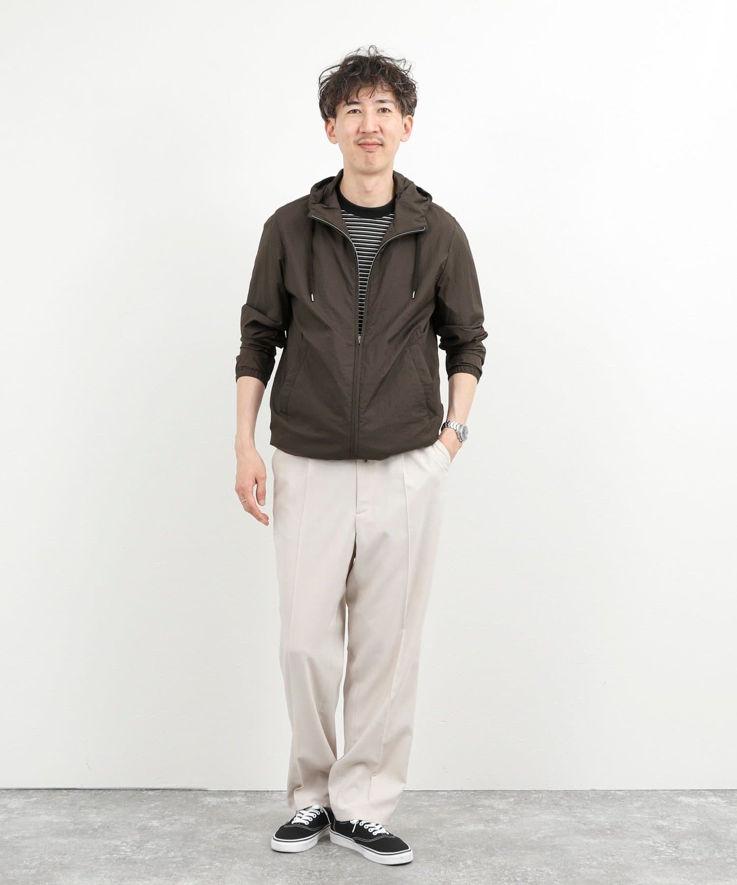 NOLLEY'S(ノーリーズ) 【HERNO】MICRO RIPSTOP NYLON HOODIE 26SS