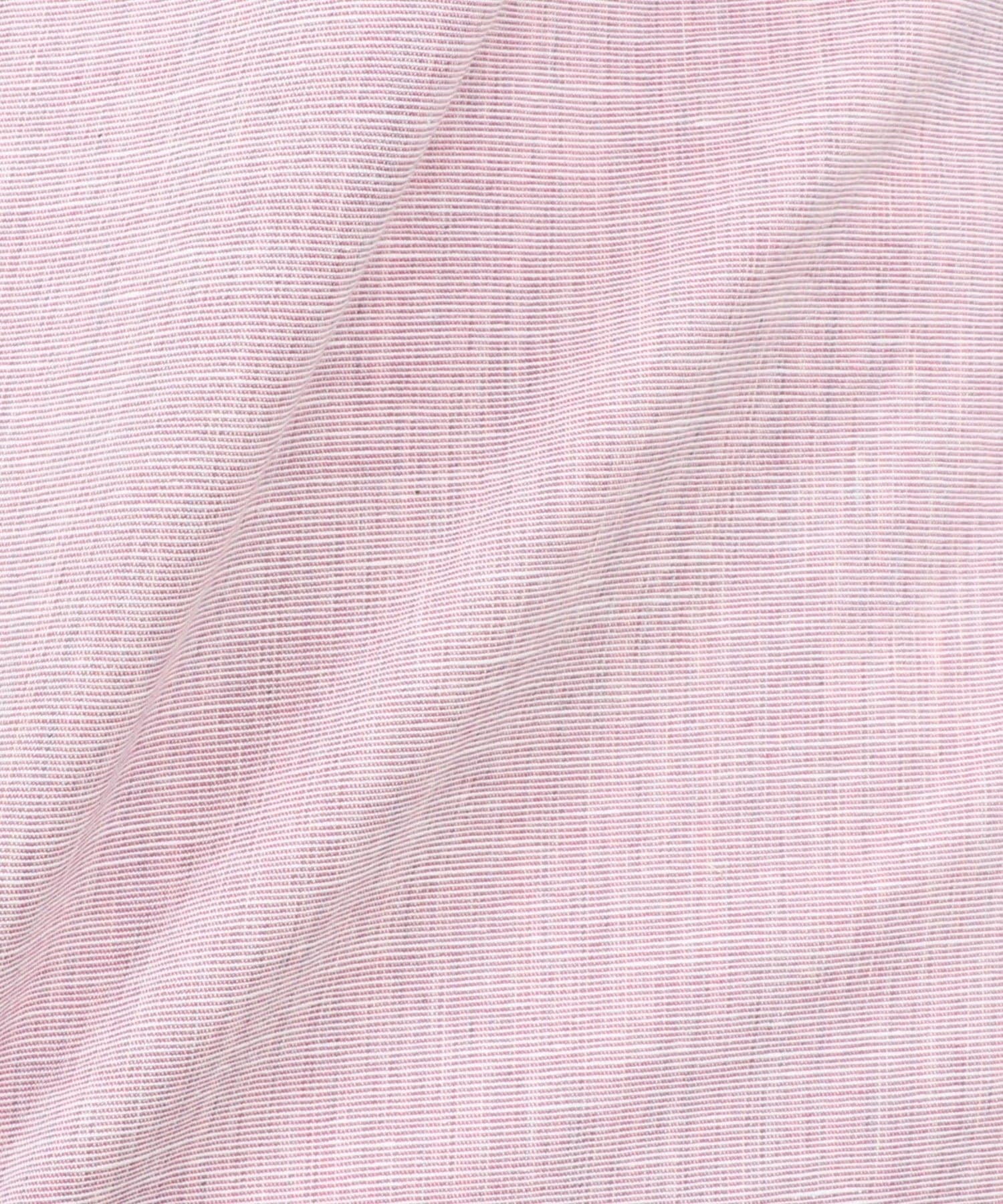 NOLLEY'S(ノーリーズ) 綿麻パラシュートボタン7分袖シャツ 26SS