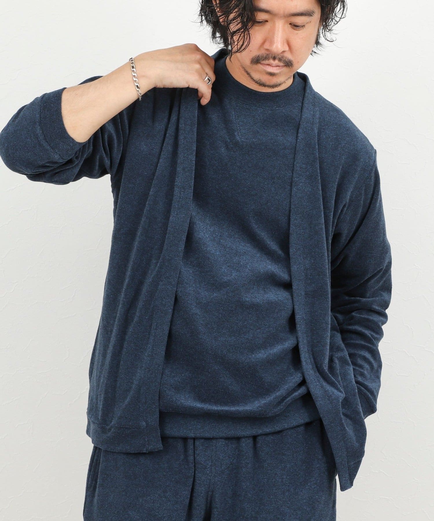 NOLLEY'S(ノーリーズ) 《セットアップ対応》ボタンレス パイルカーディガン 26SS