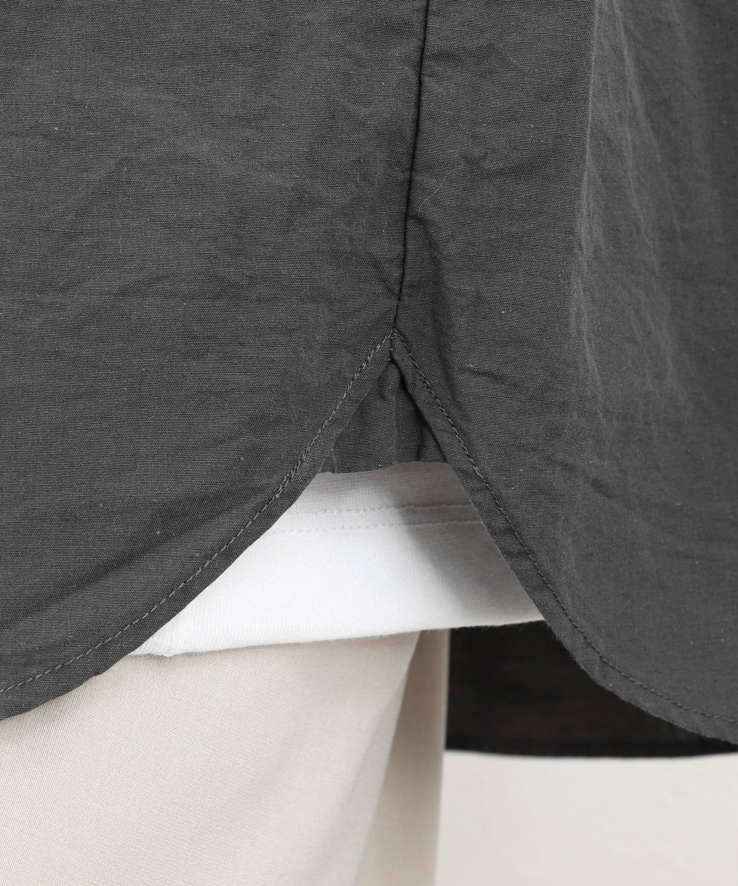 NOLLEY'S(ノーリーズ) 【DANTON/ダントン】BAND COLLAR SHIRT SS