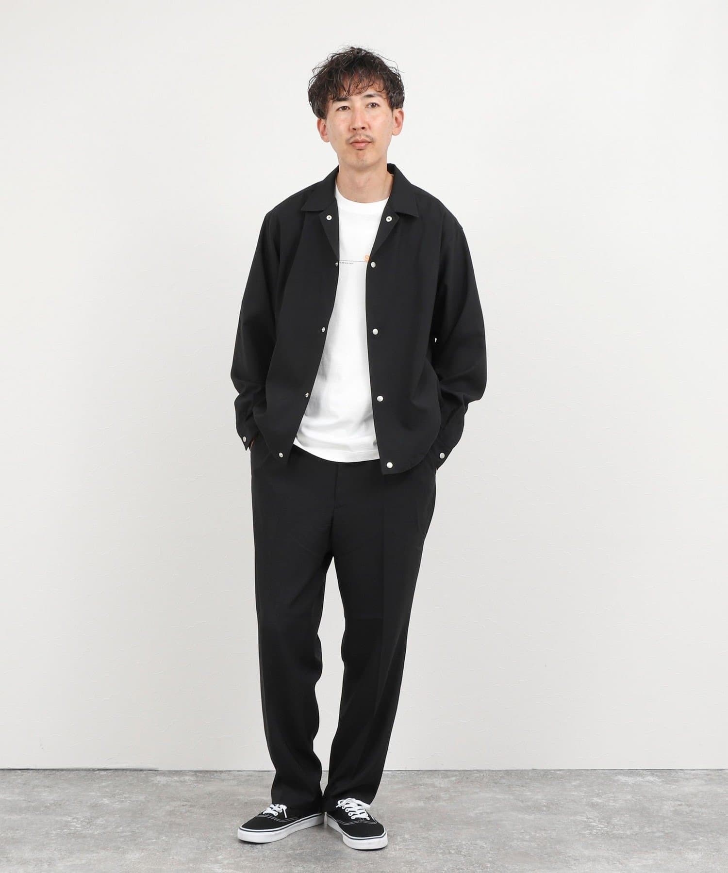 NOLLEY'S(ノーリーズ) 《セットアップ対応》Reflax ワンタックイージーパンツ 26SS