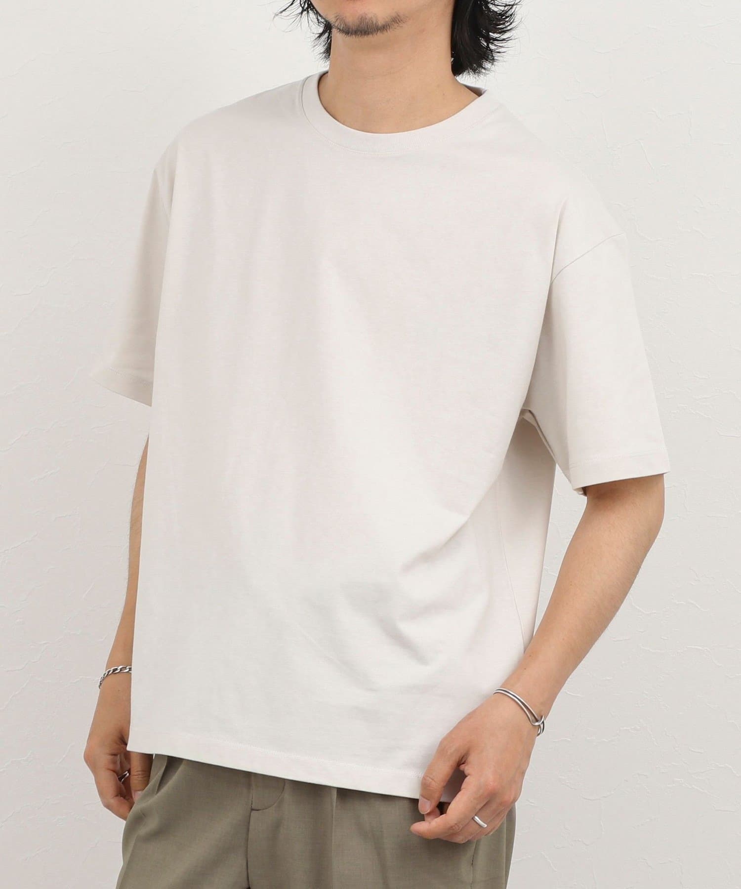 NOLLEY'S(ノーリーズ) コンパクトコーマ ワイドシルエットＴシャツ 26SS
