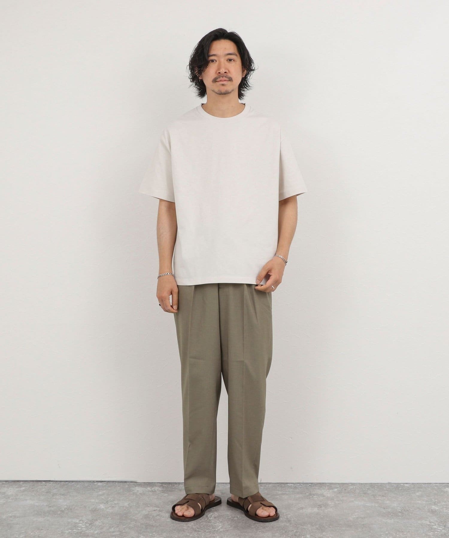 NOLLEY'S(ノーリーズ) コンパクトコーマ ワイドシルエットＴシャツ 26SS