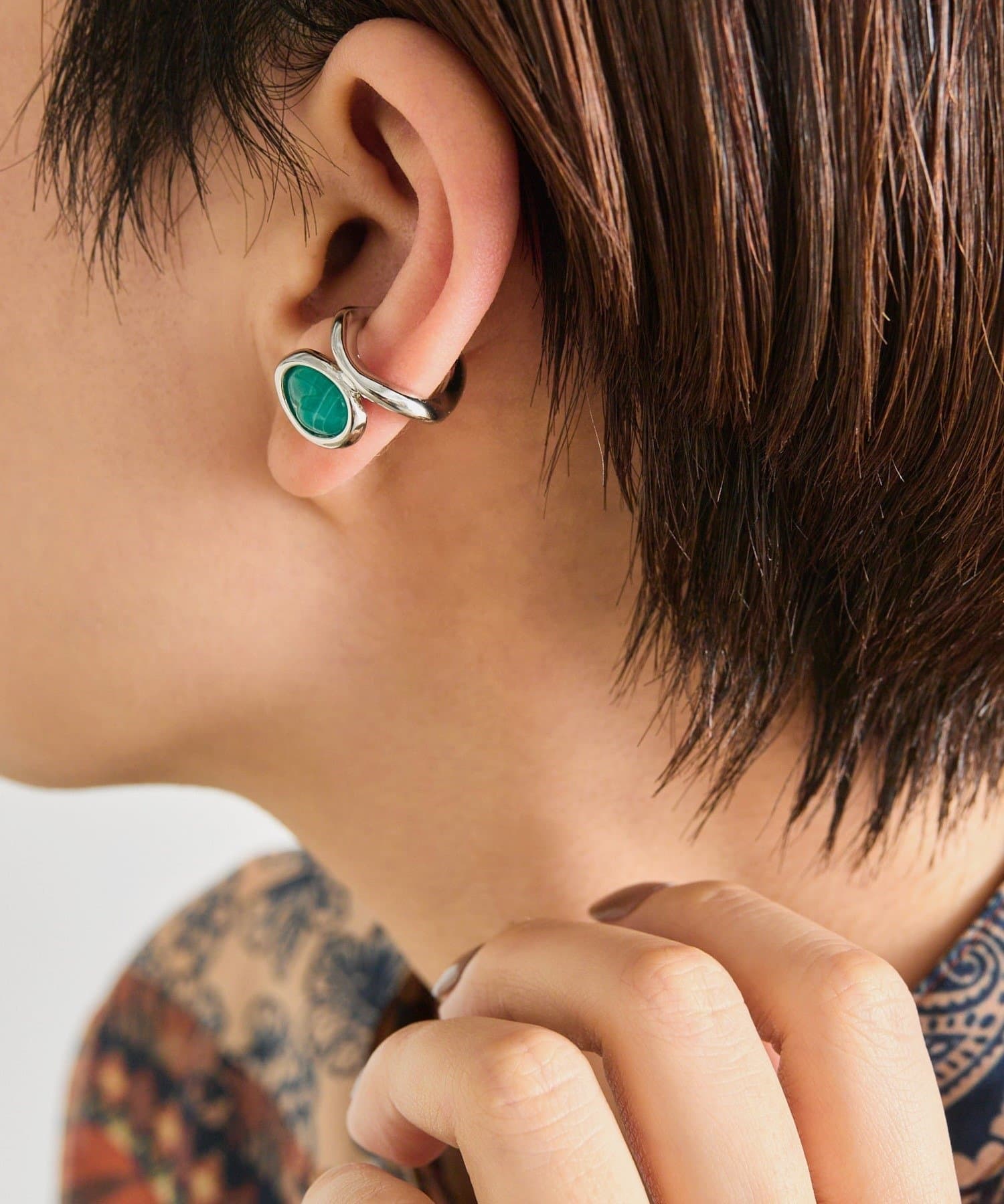 ear PAPILLONNER(イア パピヨネ) ポイントカラーイヤーカフ