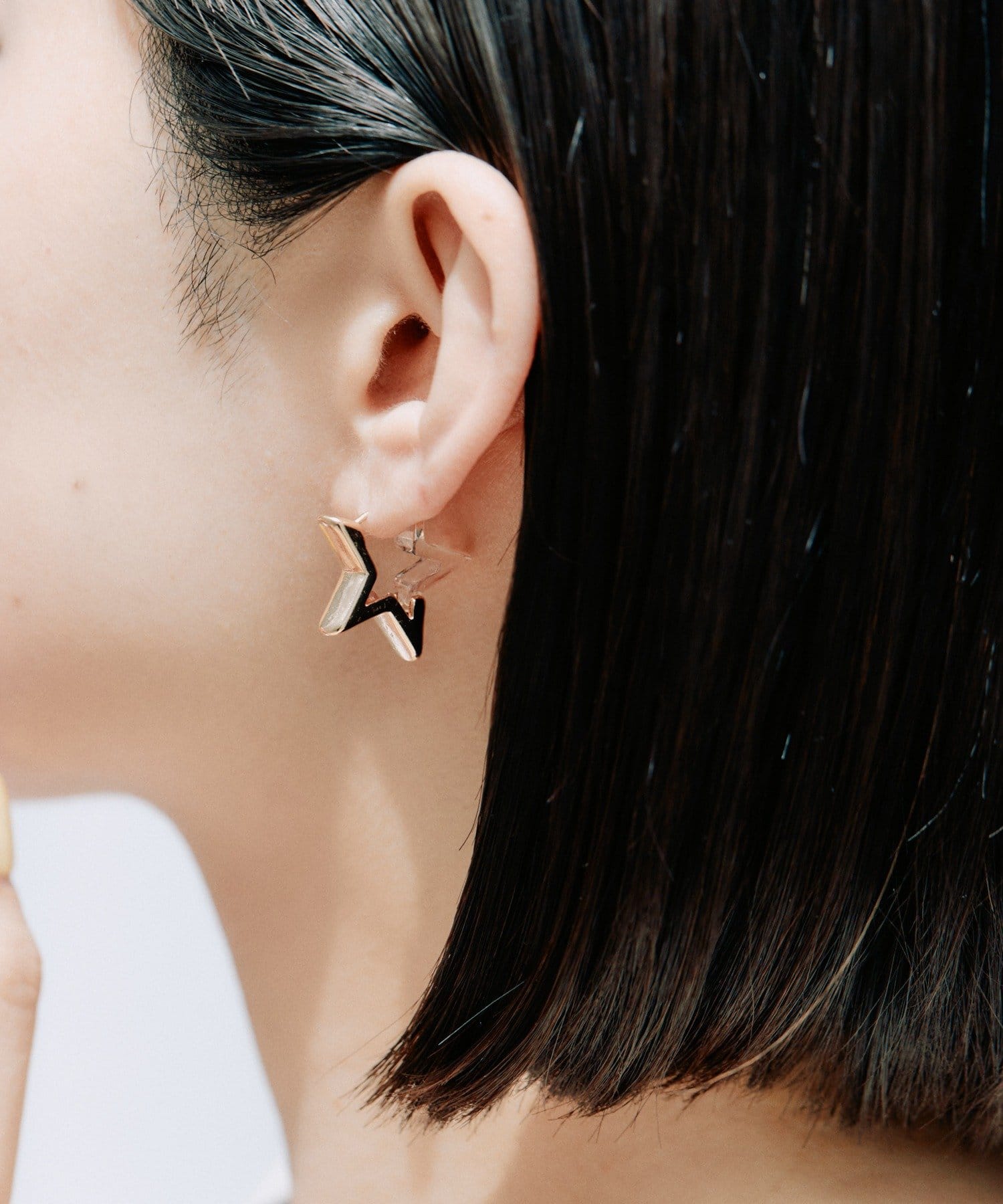 ear PAPILLONNER(イア パピヨネ) 《WEB限定》星形ハーフクリアピアス