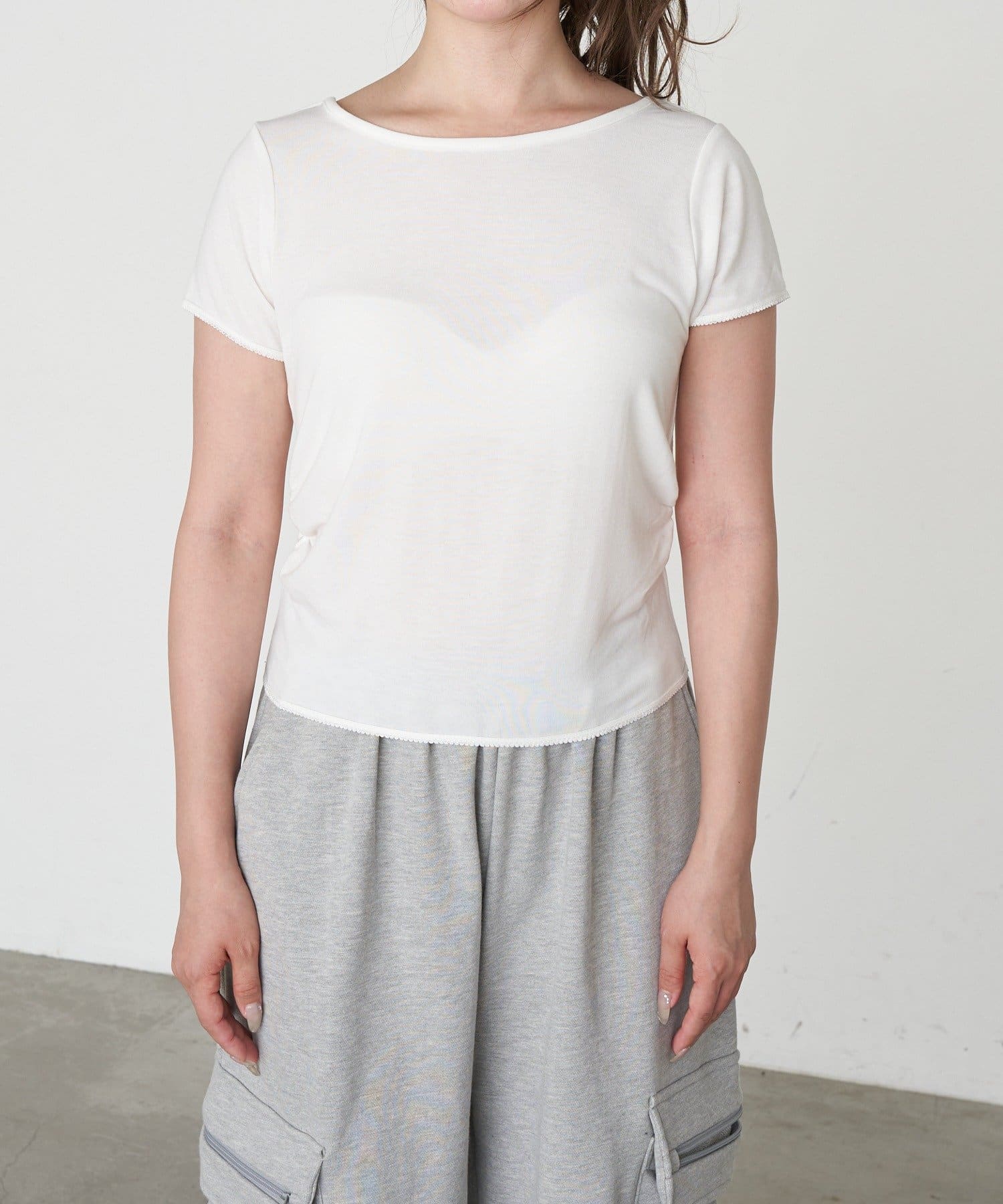 RAY CASSIN(レイカズン) レースキャミセットTシャツ