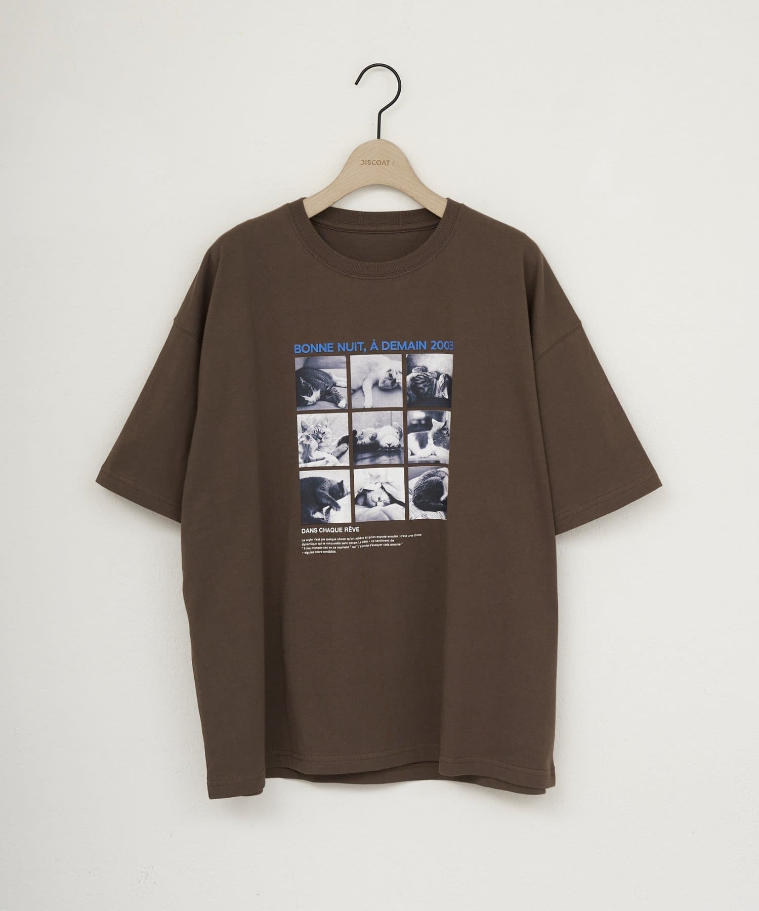DISCOAT(ディスコート) 【Enlude】アソートアニマルボックスフォトTシャツ