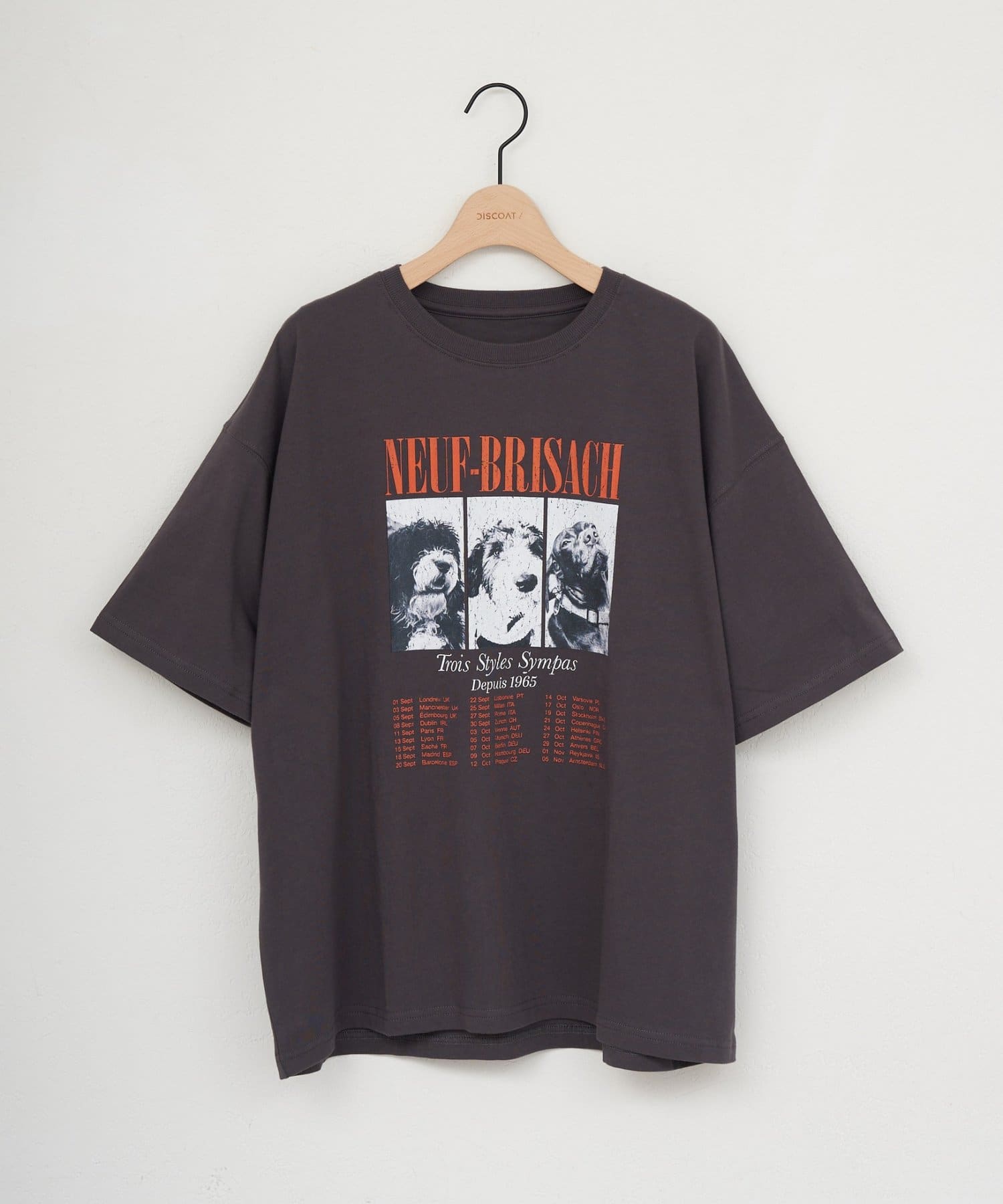 DISCOAT(ディスコート) 【Enlude】アソートアニマルボックスフォトTシャツ