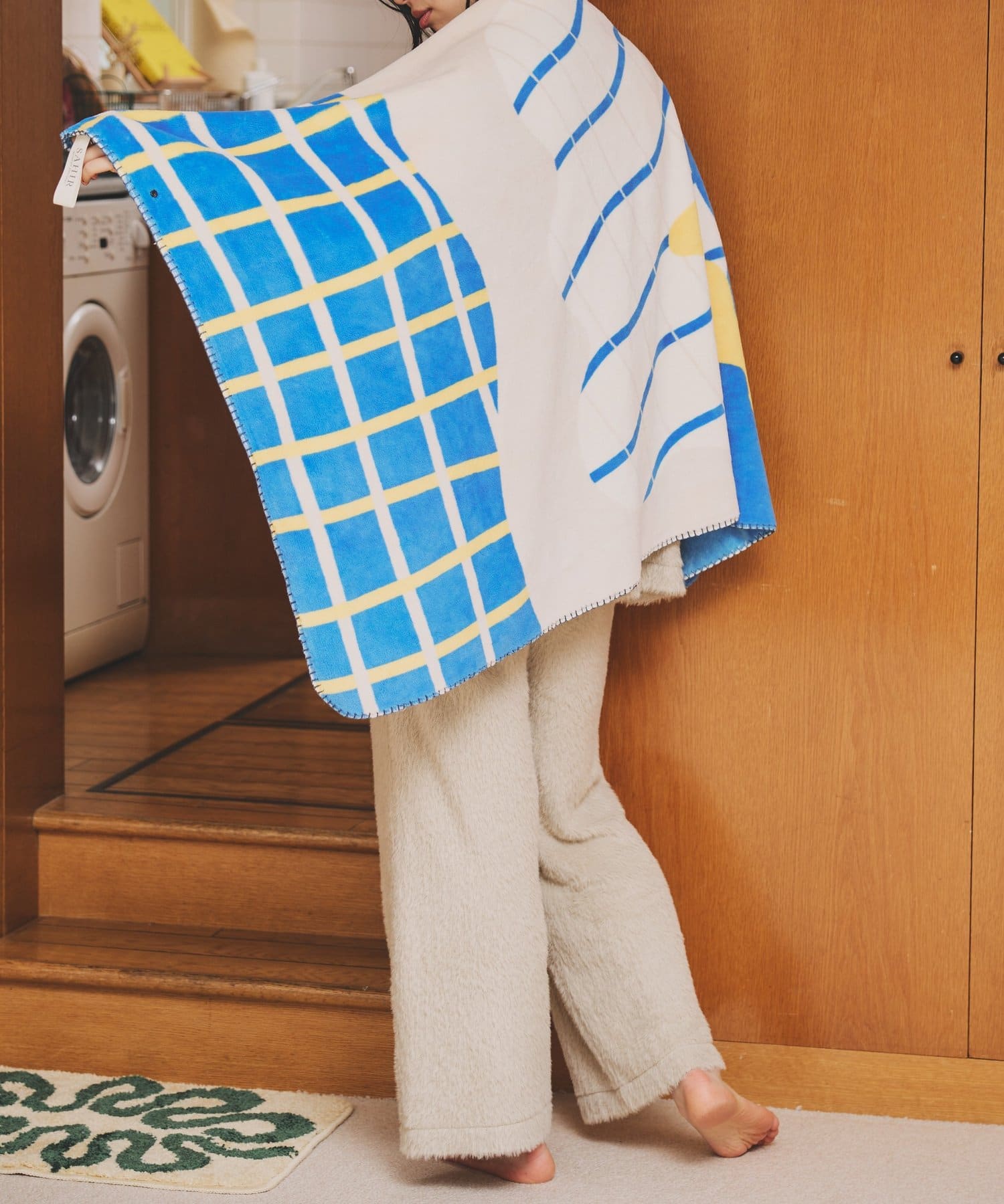 BIRTHDAY BAR(バースデイバー) 【SAHIR サヒール】Flannel blanket HALF　ブランケット