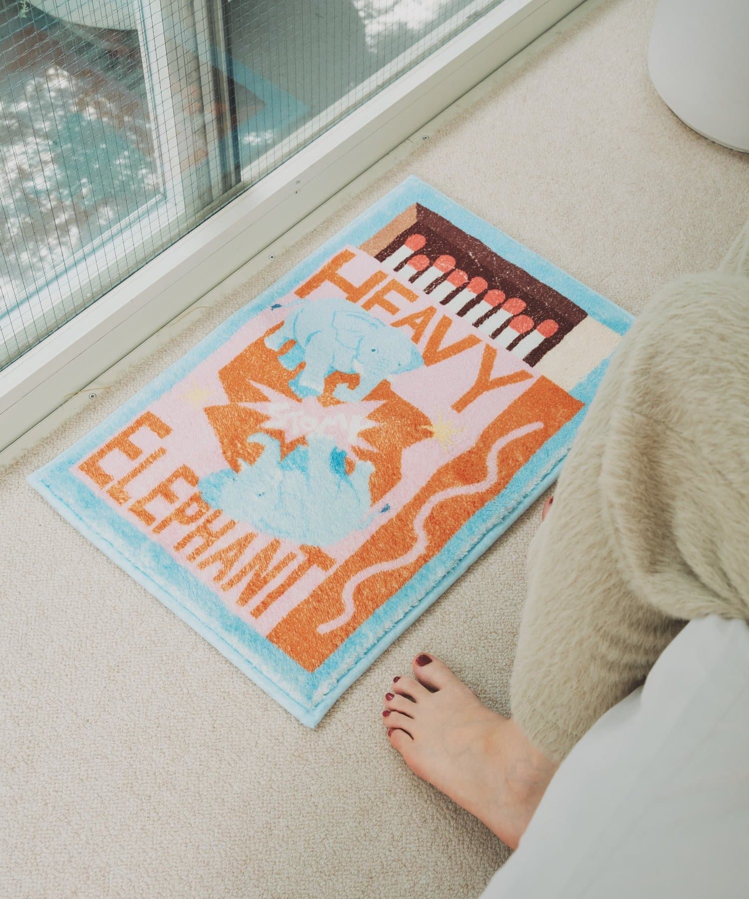 BIRTHDAY BAR(バースデイバー) animal Matchbox floormat　フロアマット