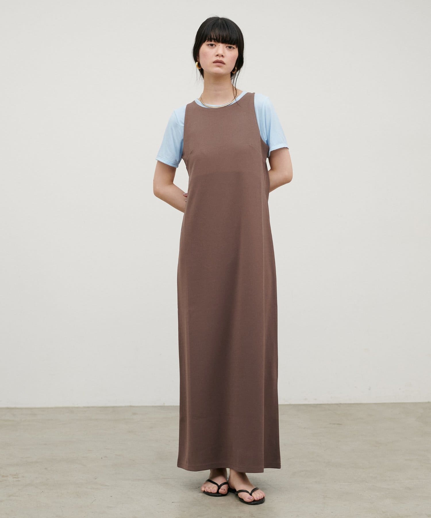LARUTA(ラルータ) ［Web限定］マットポンチアメスリワンピ