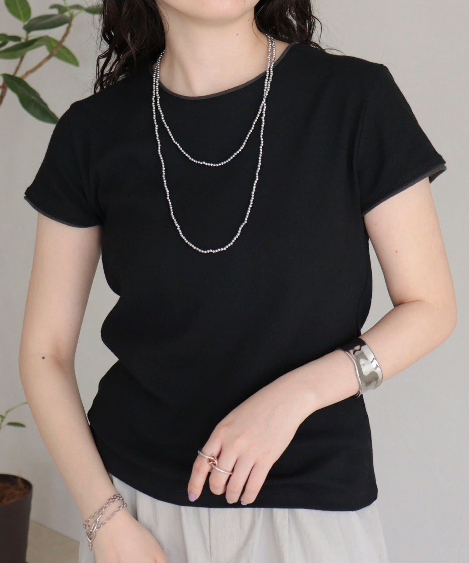 FREDY & GLOSTER(フレディ アンド グロスター) リンガー配色Tシャツ