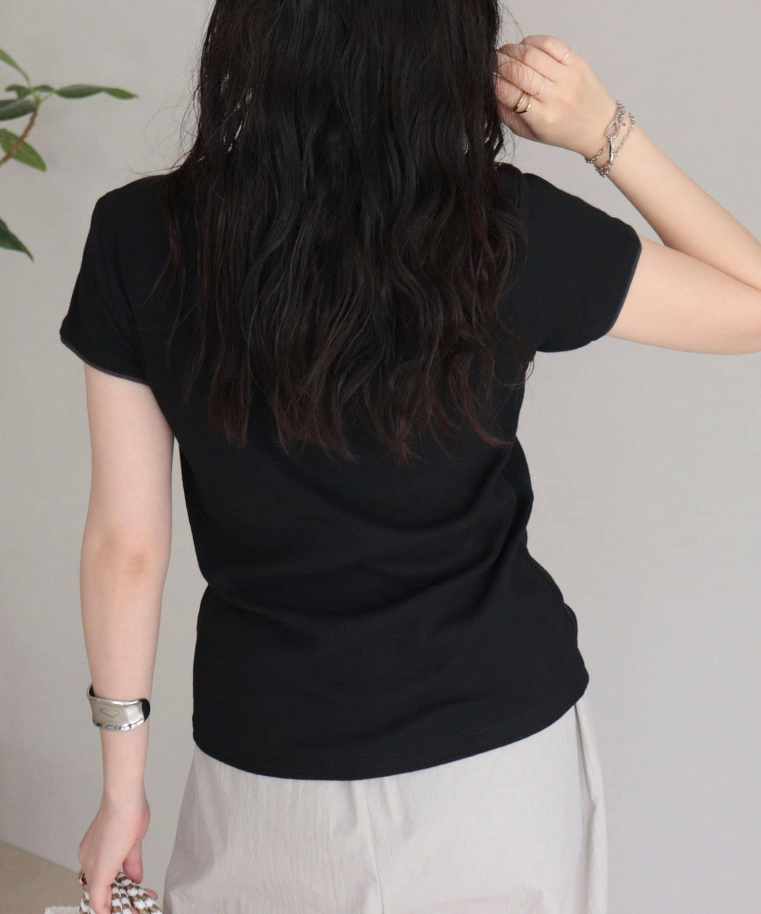 FREDY & GLOSTER(フレディ アンド グロスター) リンガー配色Tシャツ