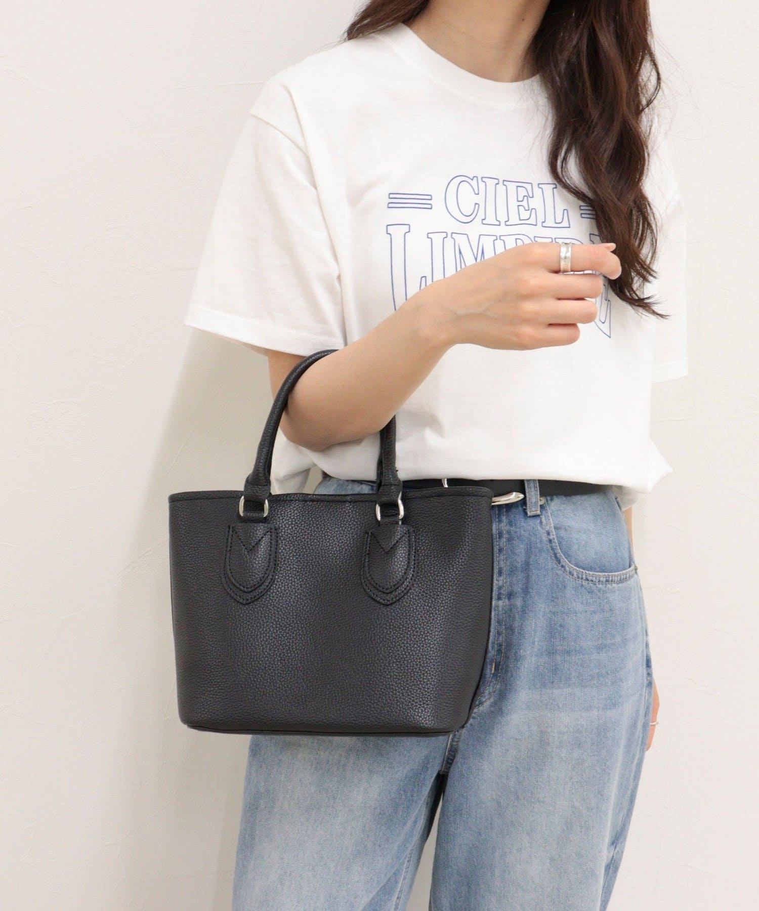 FREDY & GLOSTER(フレディ アンド グロスター) 2wayシボフェイクレザートートバッグ