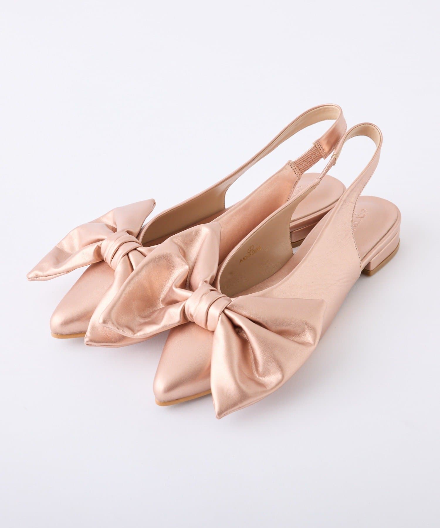 NICE CLAUP / OLIVE des OLIVE OUTLET(ナイスクラップ  / オリーブ デ オリーブ アウトレット) 【one after another】リボンバッグベルトパンプス