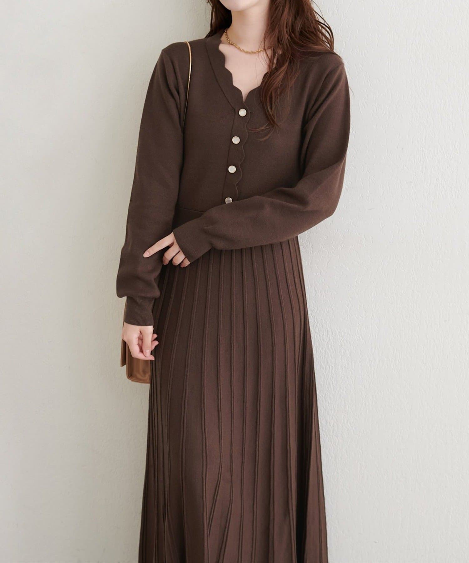 大人気♡ネイティブニットガウン RODEO CROWNS WIDE BOWL | マルチカラーネップニット (ニット ) |SHEL