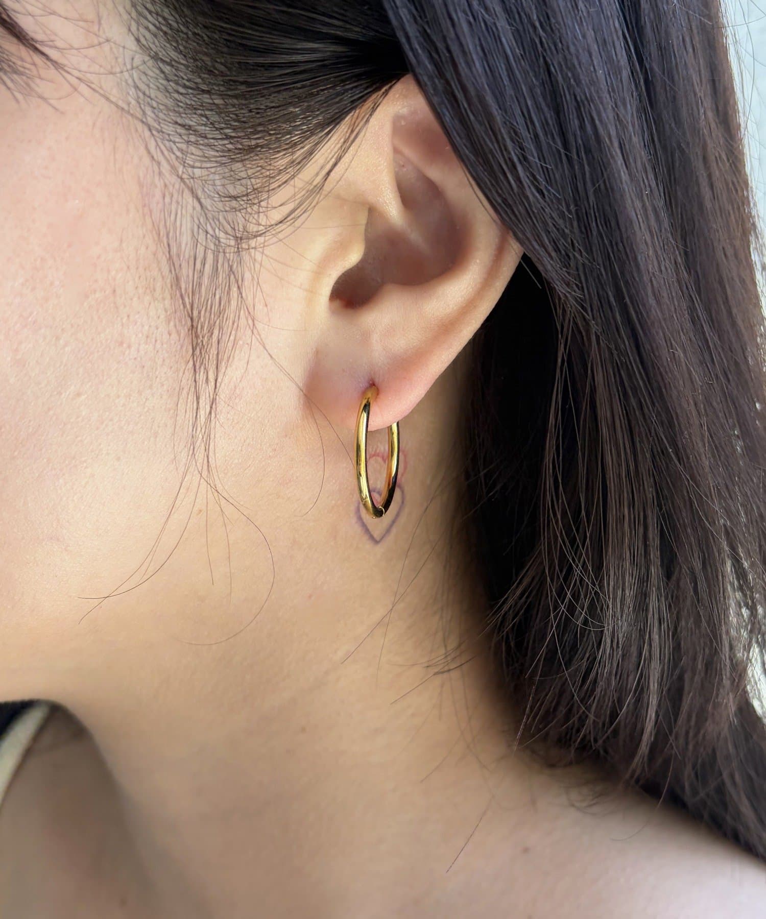 Lattice(ラティス) ＜ステンレス＞フープピアス