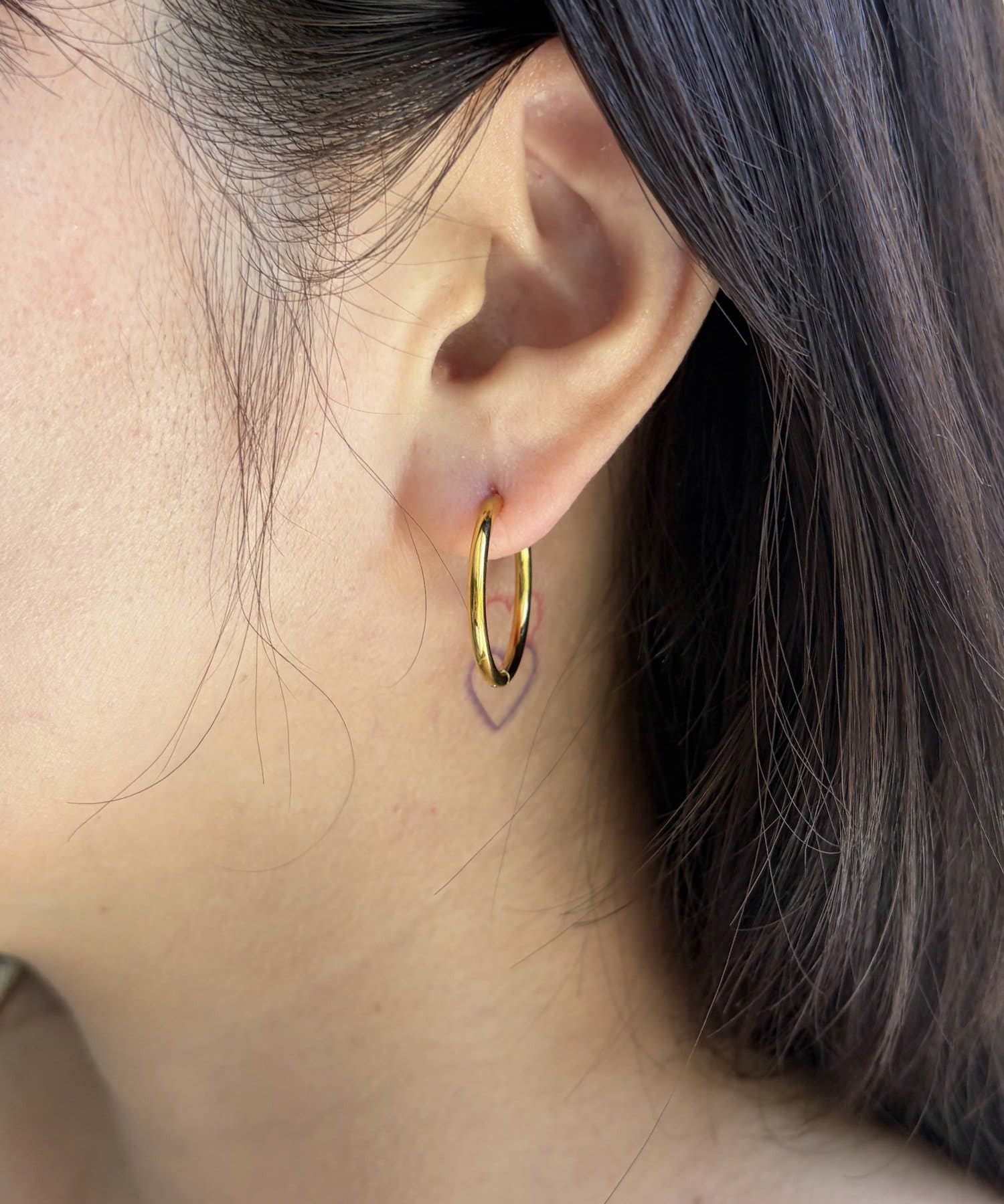 Lattice(ラティス) ＜ステンレス＞フープピアス