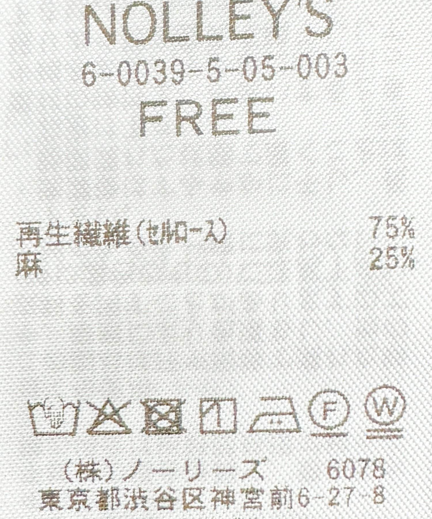 NOLLEY'S(ノーリーズ) 《セットアップ対応》【MAQWEL/マクウェル】ウォッシャブルリネンジャケット
