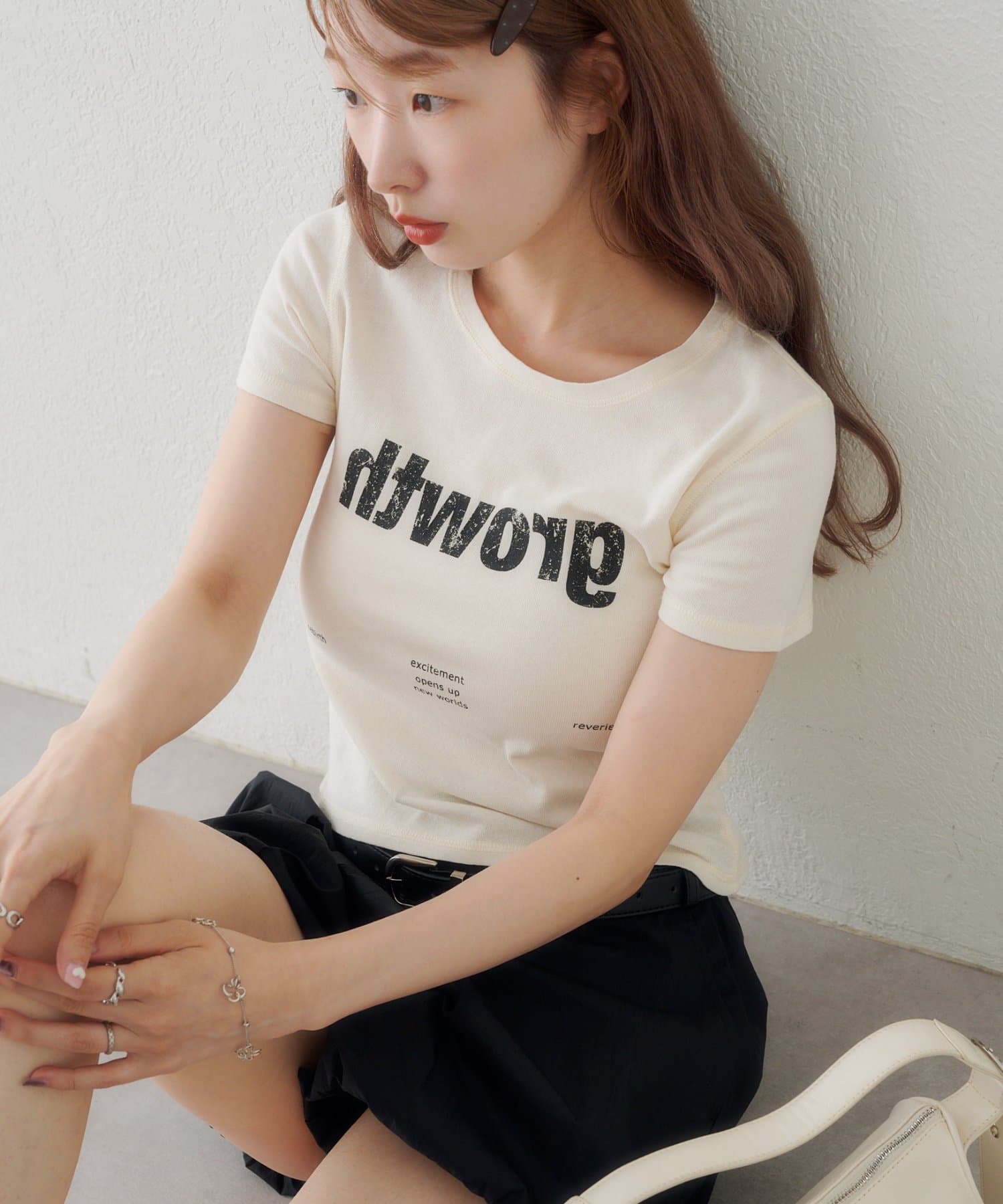 Kastane(カスタネ) 【S.Mサイズ展開】Newヴィンテージ加工ロゴTEE