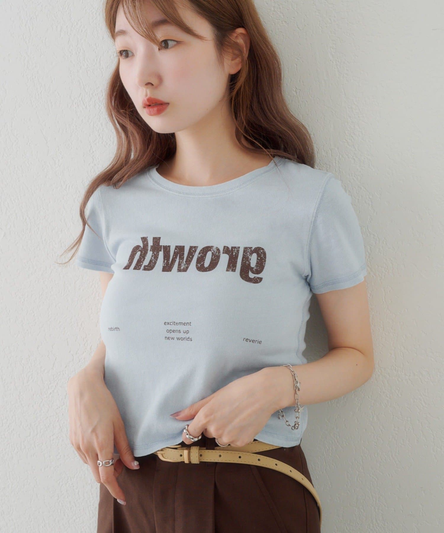 Kastane(カスタネ) 【S.Mサイズ展開】Newヴィンテージ加工ロゴTEE