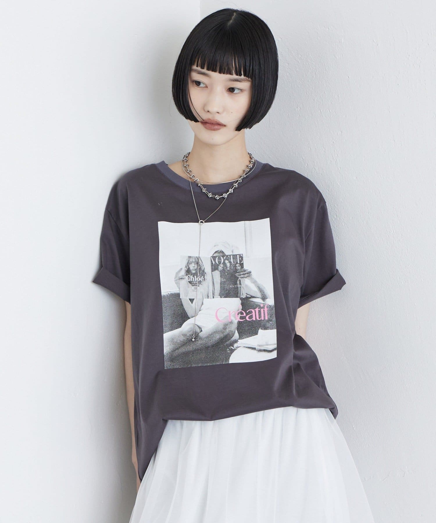 Lui's(ルイス) シルケットフォトTシャツ