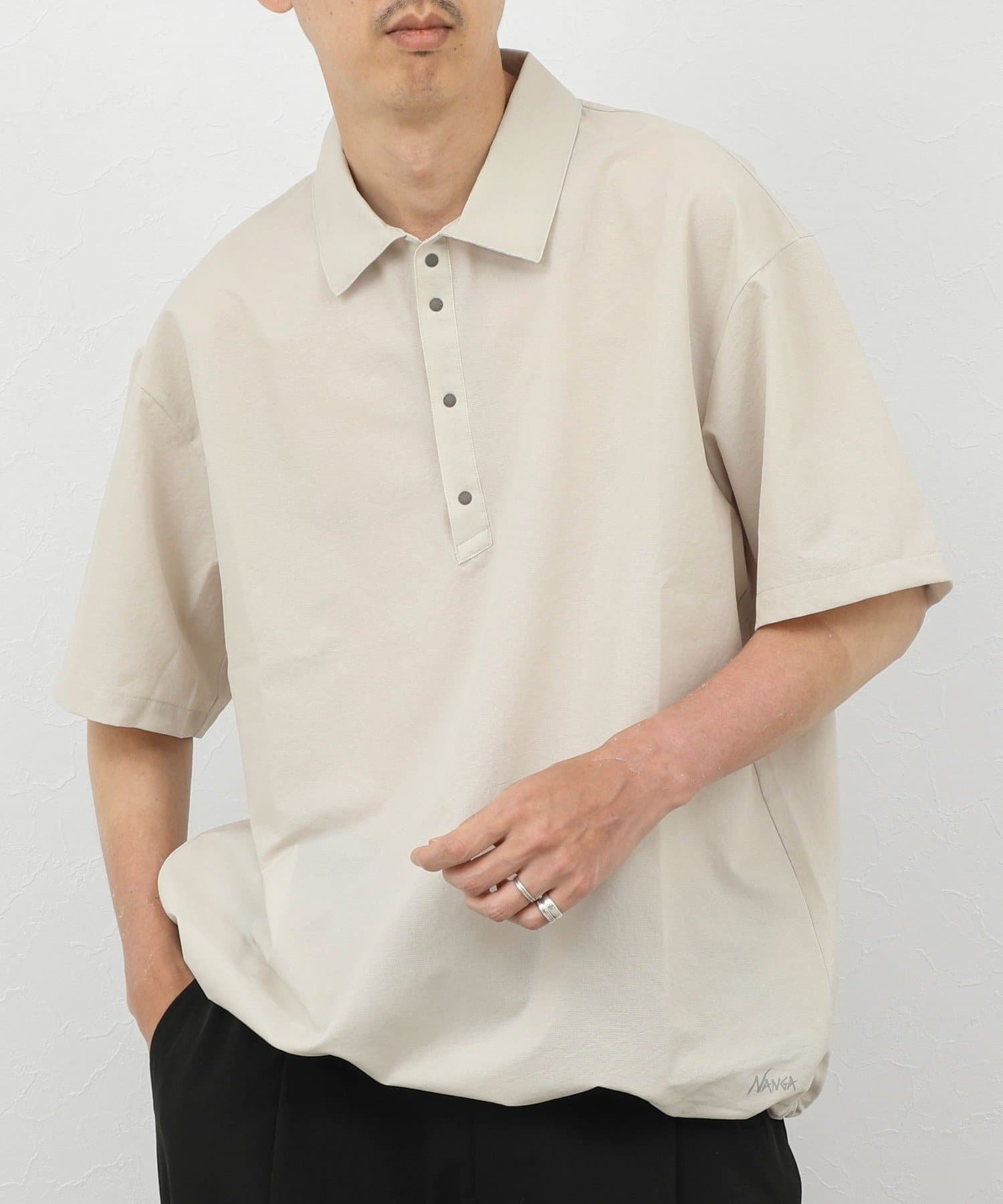 NOLLEY'S(ノーリーズ) 《セットアップ対応》【NANGA】DotAir COMFY POLO SHIRT 26SS