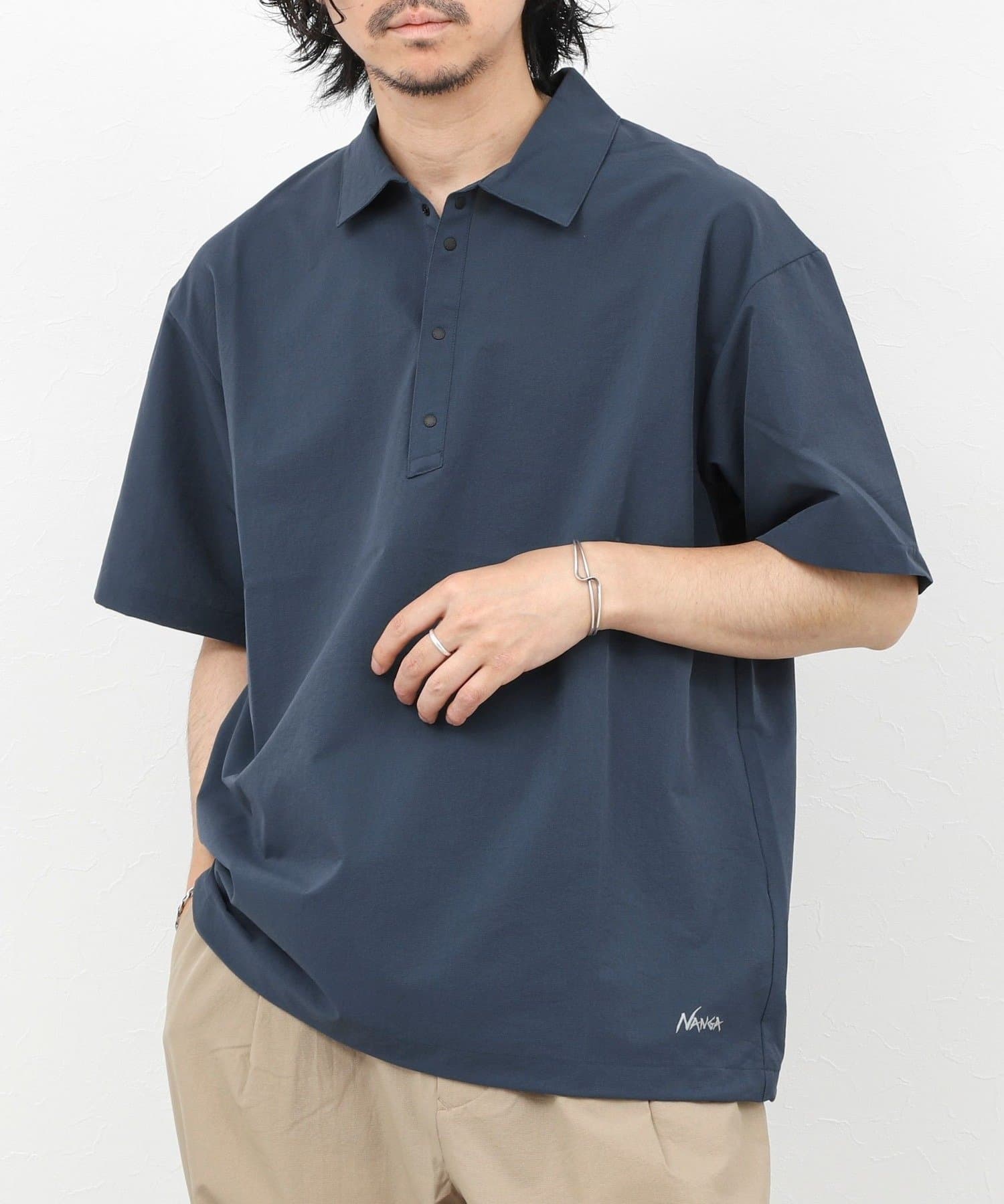 NOLLEY'S(ノーリーズ) 《セットアップ対応》【NANGA】DotAir COMFY POLO SHIRT 26SS