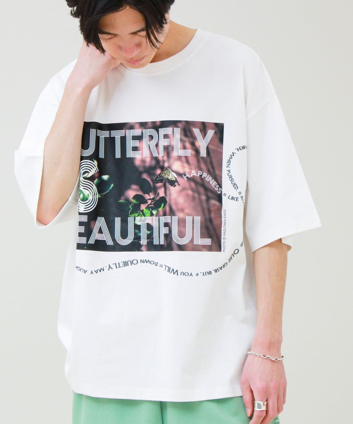 FREDY & GLOSTER(フレディ アンド グロスター) 【1枚でキマる主役TEE】フォト×メッセージプリントTEE