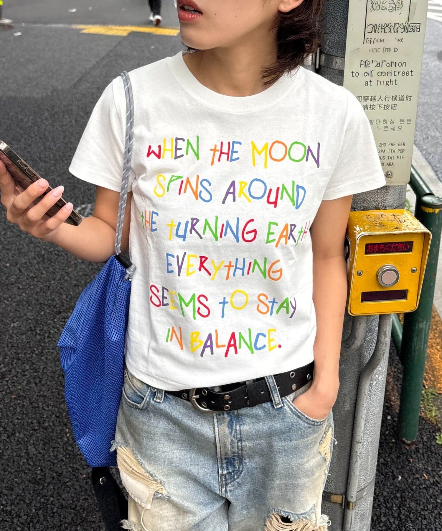 CIAOPANIC TYPY(チャオパニックティピー) 【WEB限定】【UNISEX】手書きメッセージロゴTEE