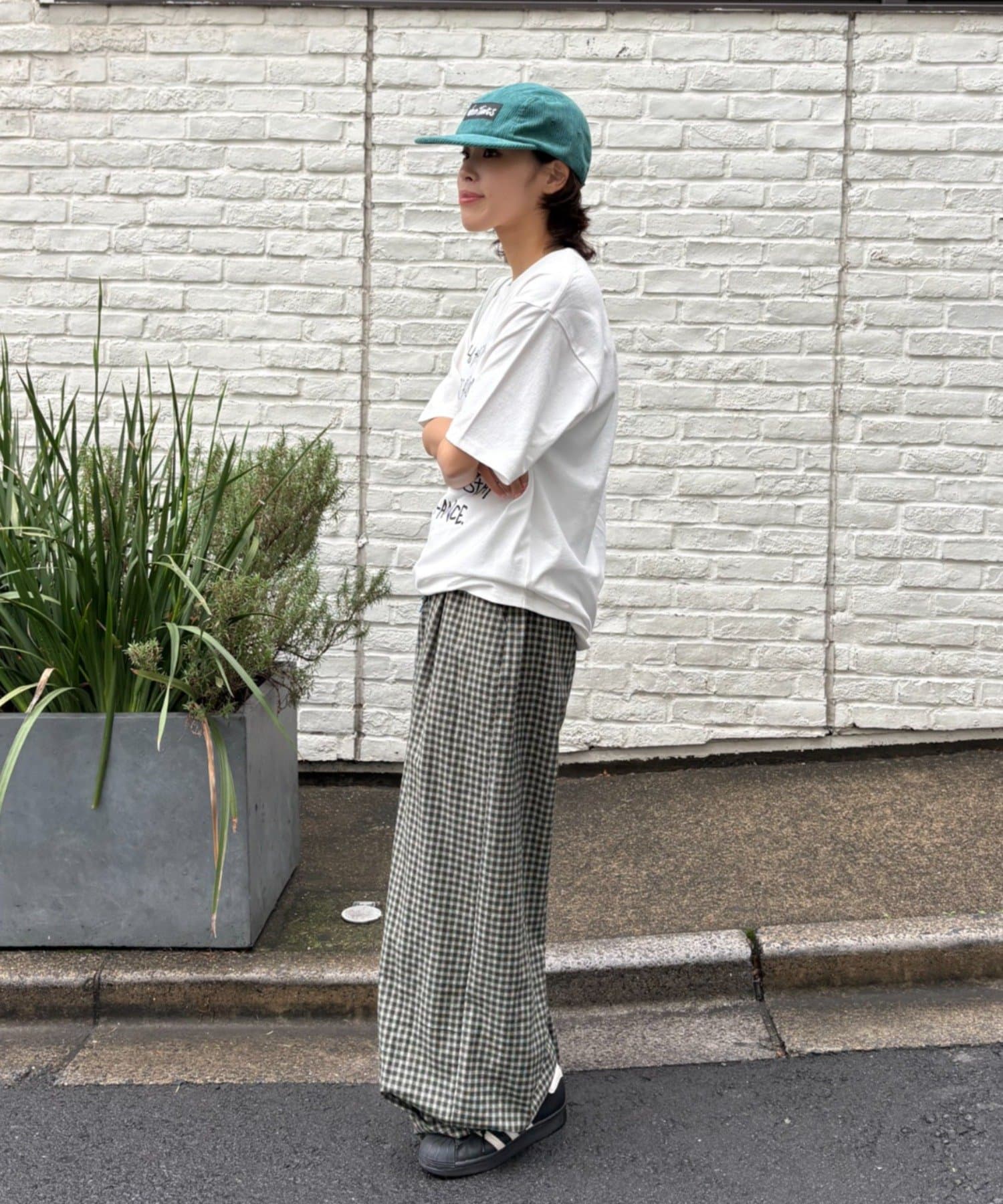 CIAOPANIC TYPY(チャオパニックティピー) 【UNISEX】チェックカーブイージーパンツ