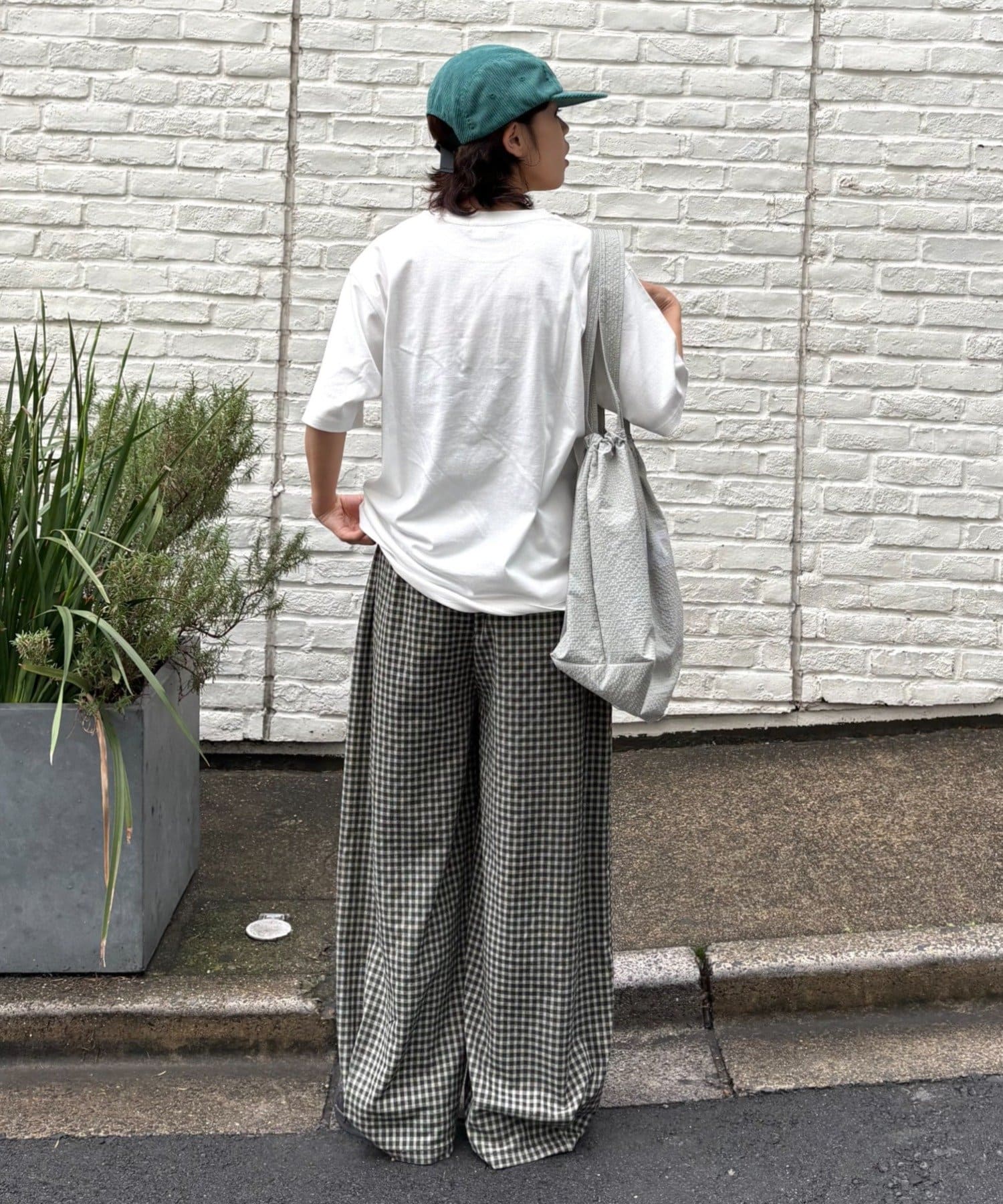 CIAOPANIC TYPY(チャオパニックティピー) 【UNISEX】チェックカーブイージーパンツ