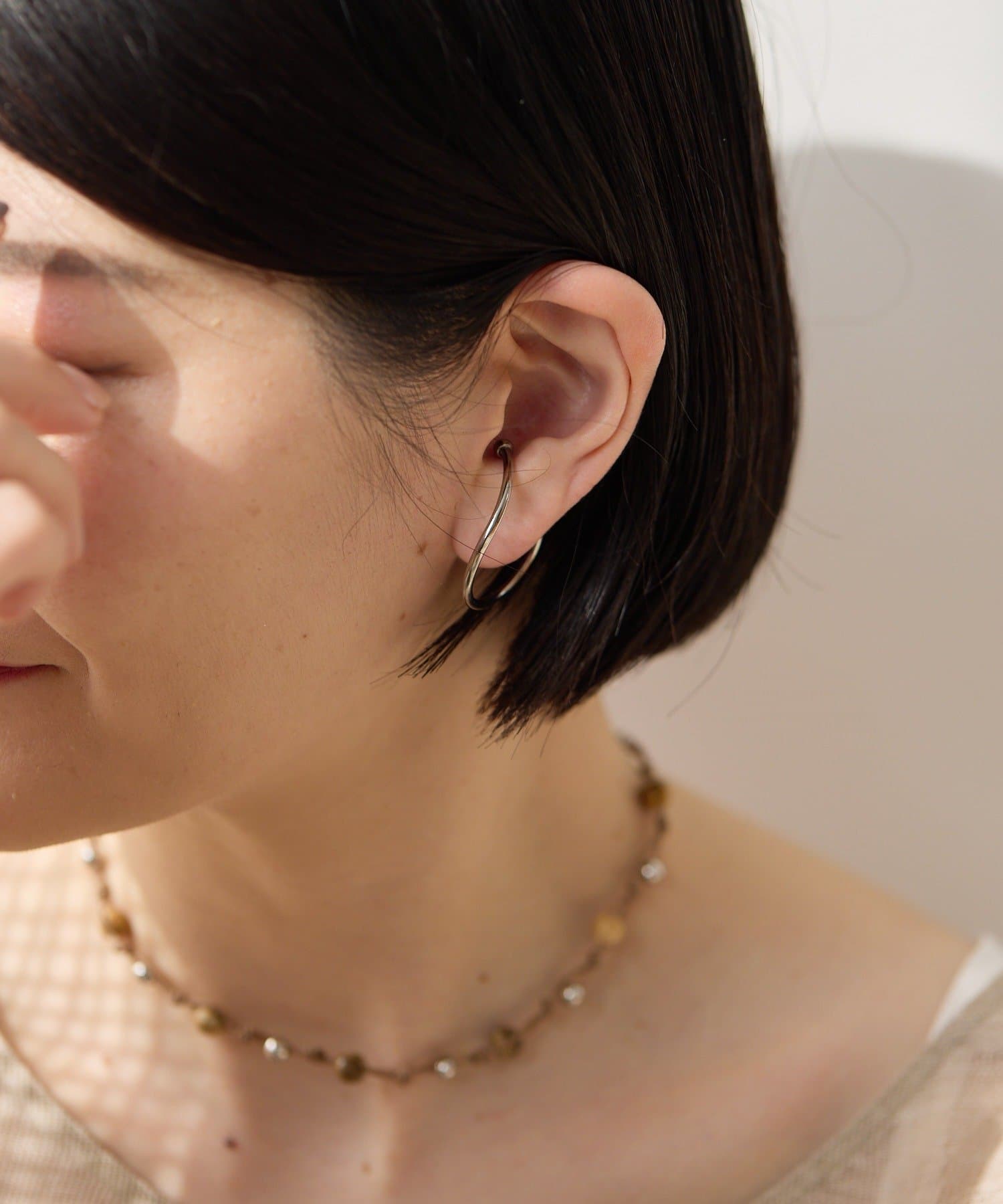 ear PAPILLONNER(イア パピヨネ) SETオーバルフープイヤーカフ