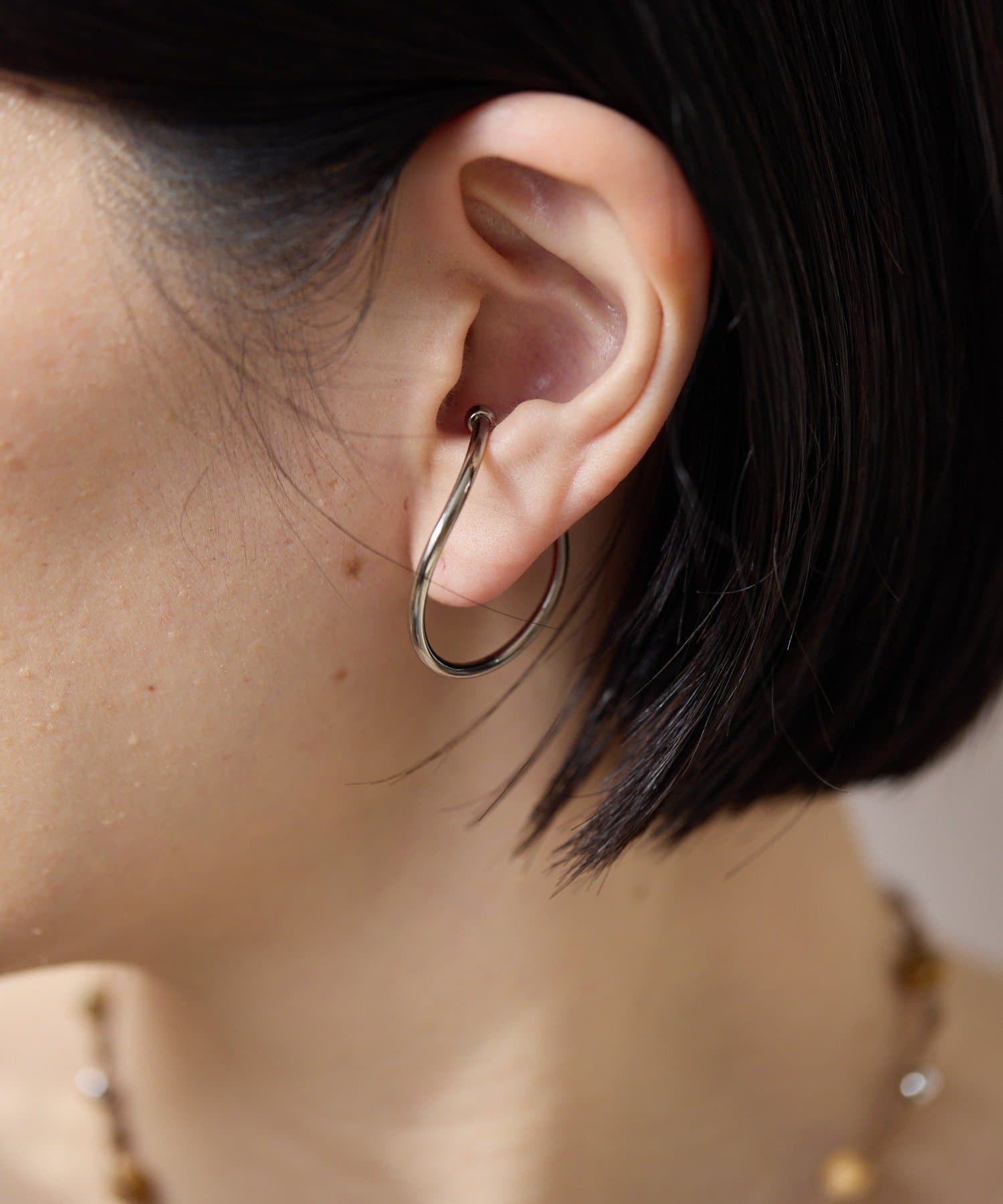 ear PAPILLONNER(イア パピヨネ) SETオーバルフープイヤーカフ