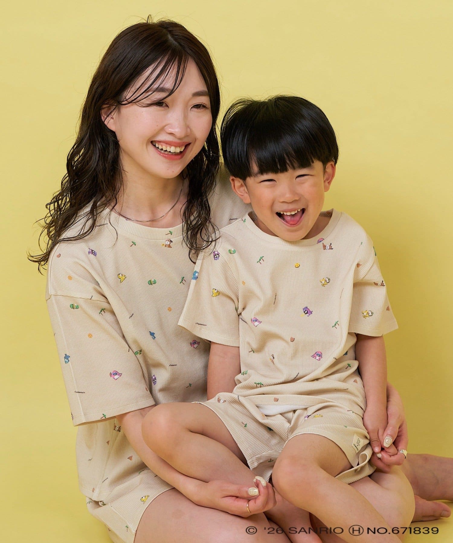 Kastane(カスタネ) 【7.16(木)18:00発売/B Kastane× はぴだんぶい】ルームウェアTEE KIDS