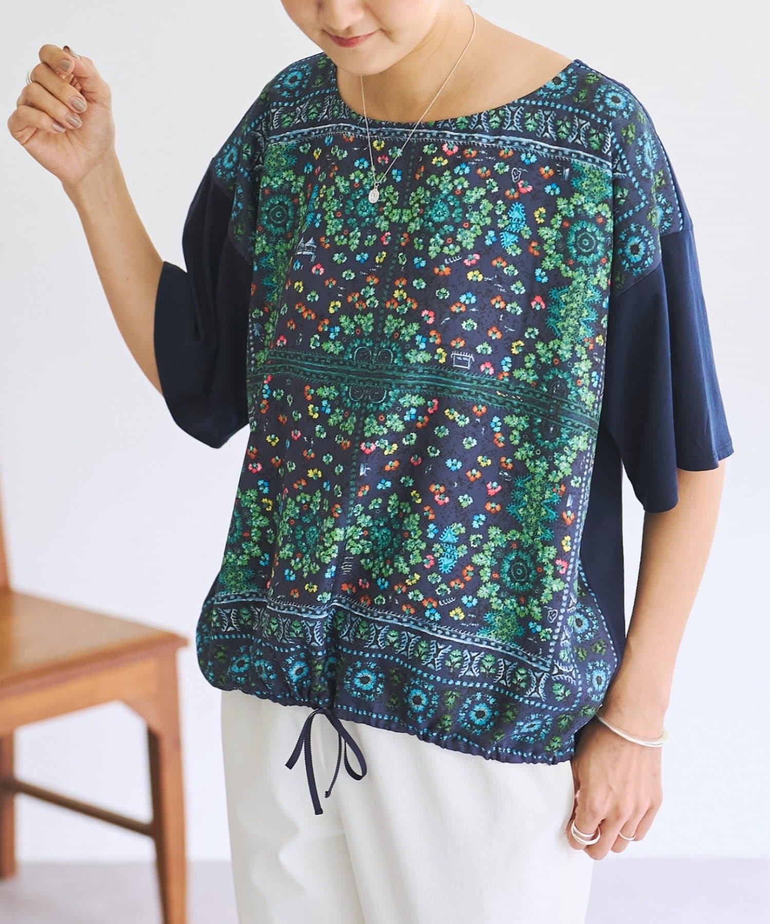 BEARDSLEY(ビアズリー) PARK柄スクエアTee