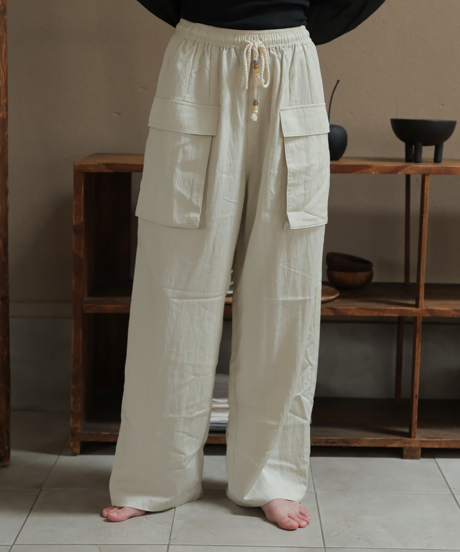 Kastane(カスタネ) 【CINAMOD】 BIG POCKET CARGO PANTS