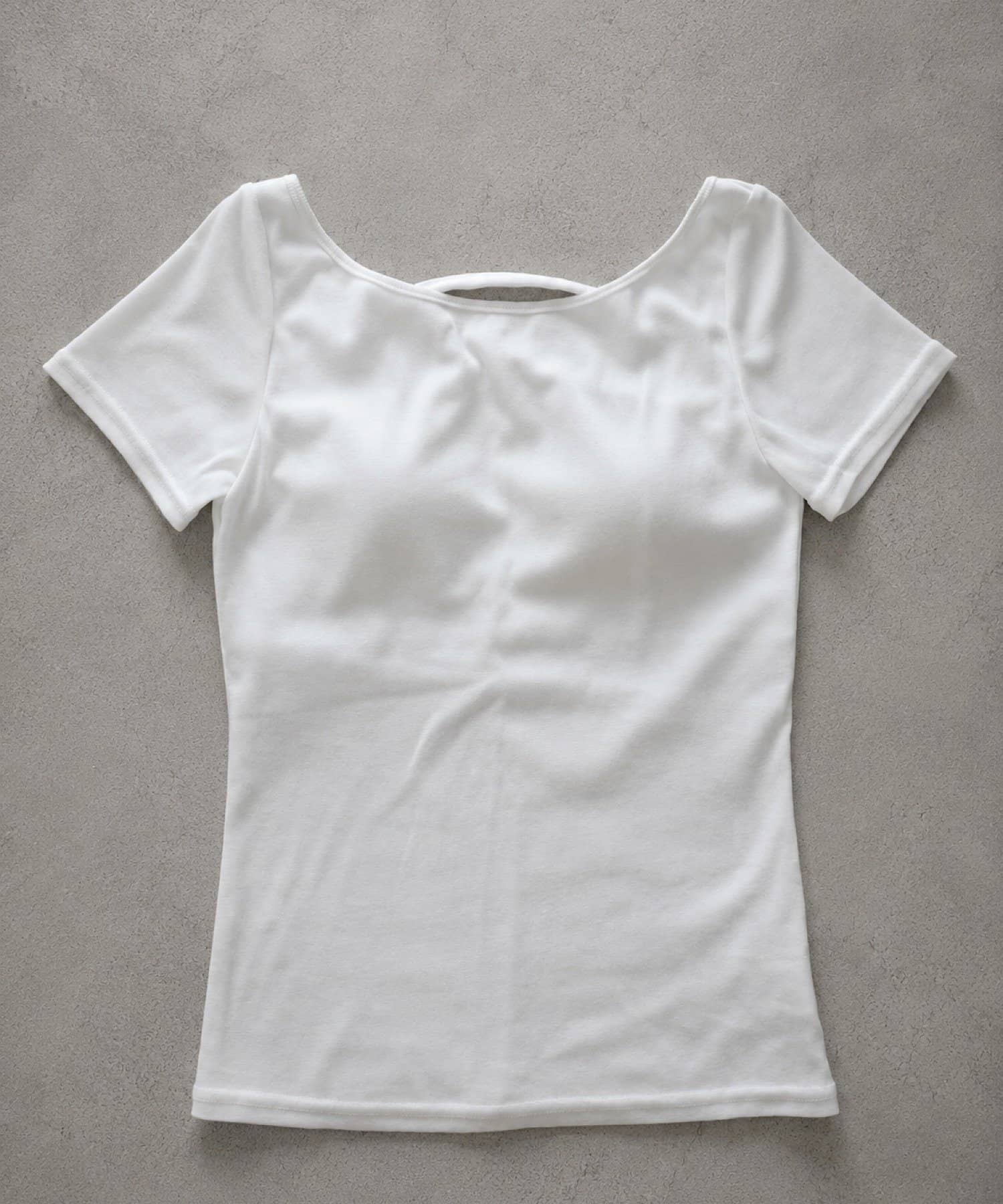 Kastane(カスタネ) 【CINAMOD】 PADDED SHORT-SLEEVE TOPS
