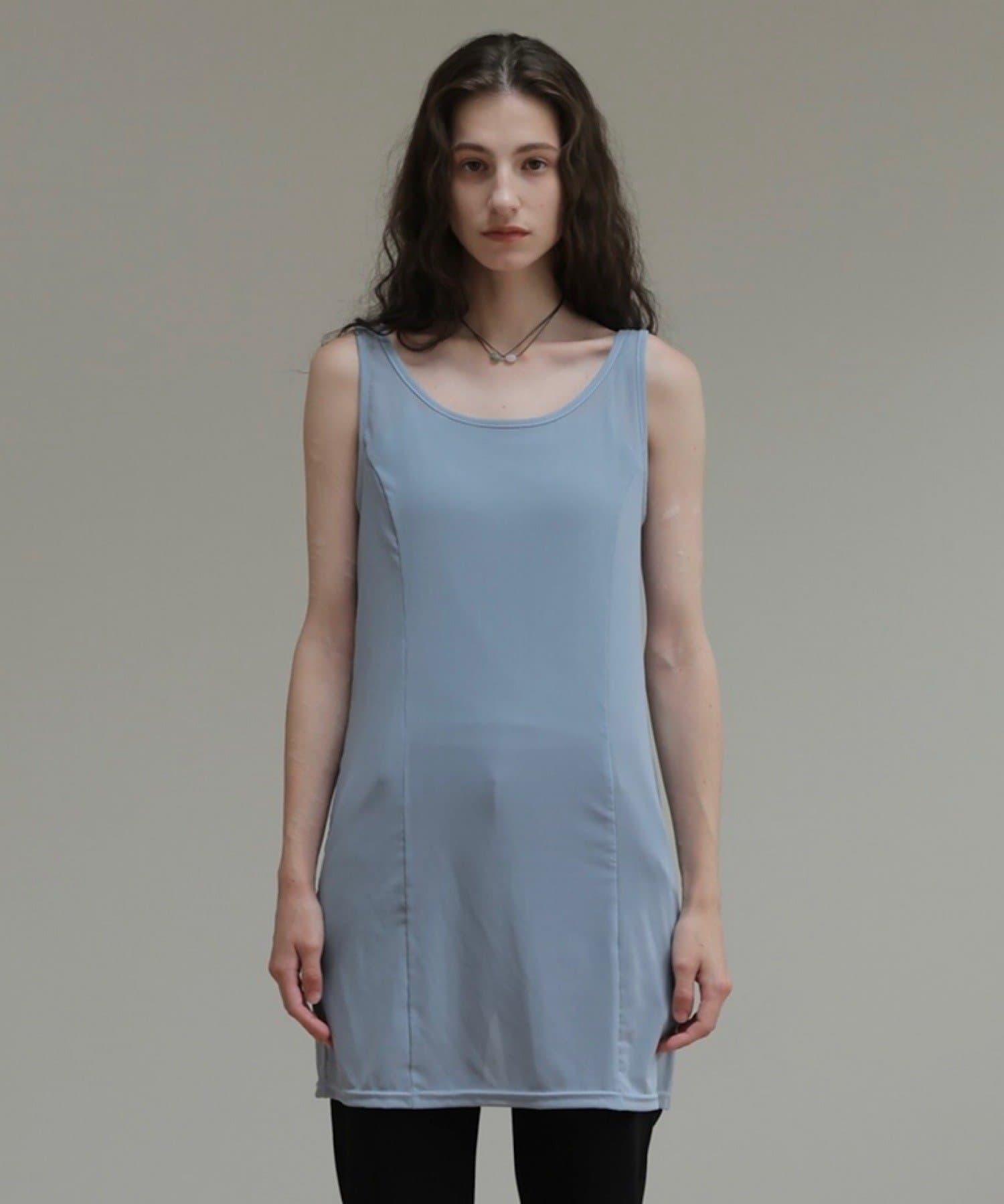 Kastane(カスタネ) 【CINAMOD】 TULLE SHEER ONE-PIECE